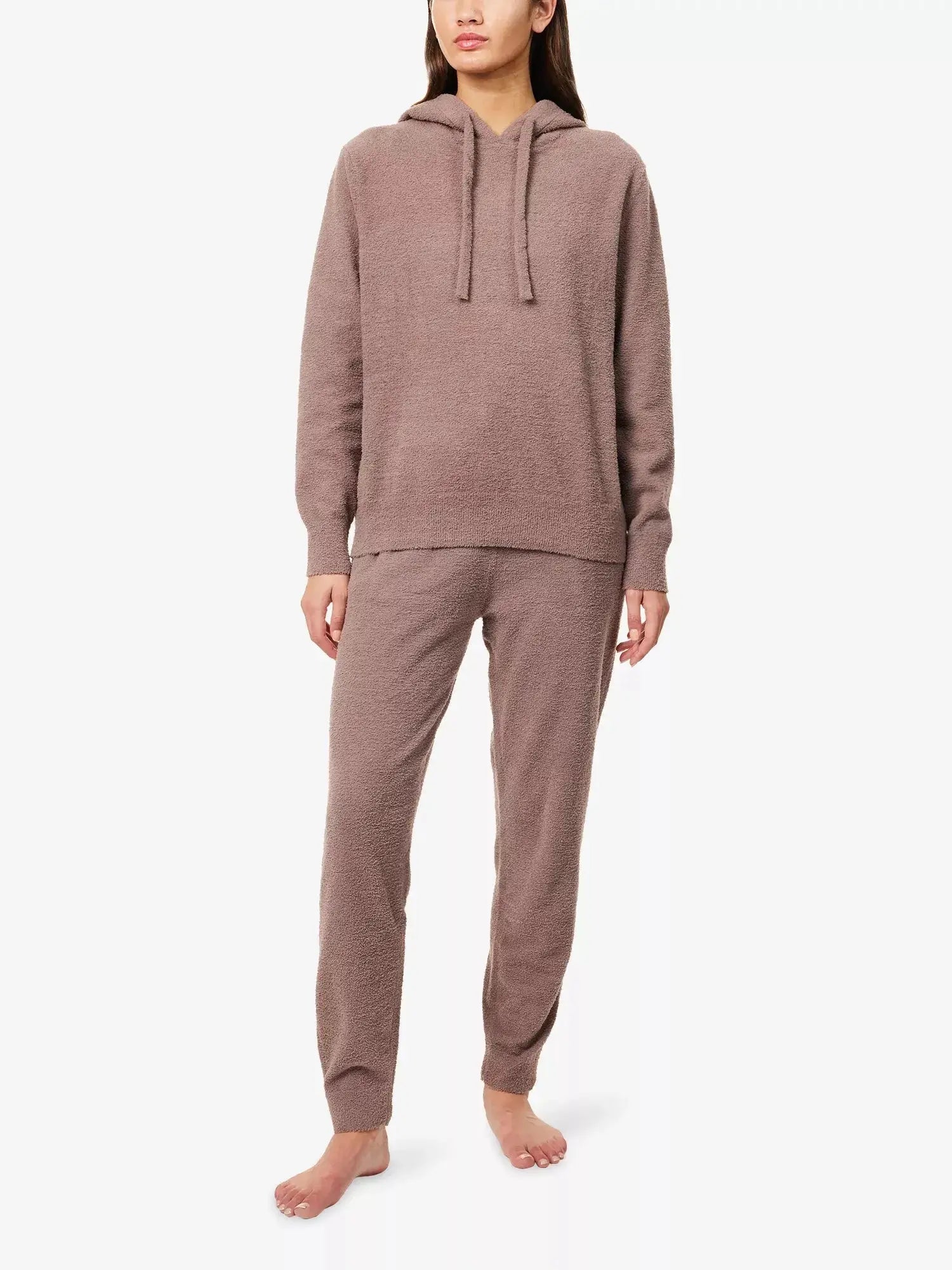 Women's Relaxed-Fit Bouclé Hoody Eberjey