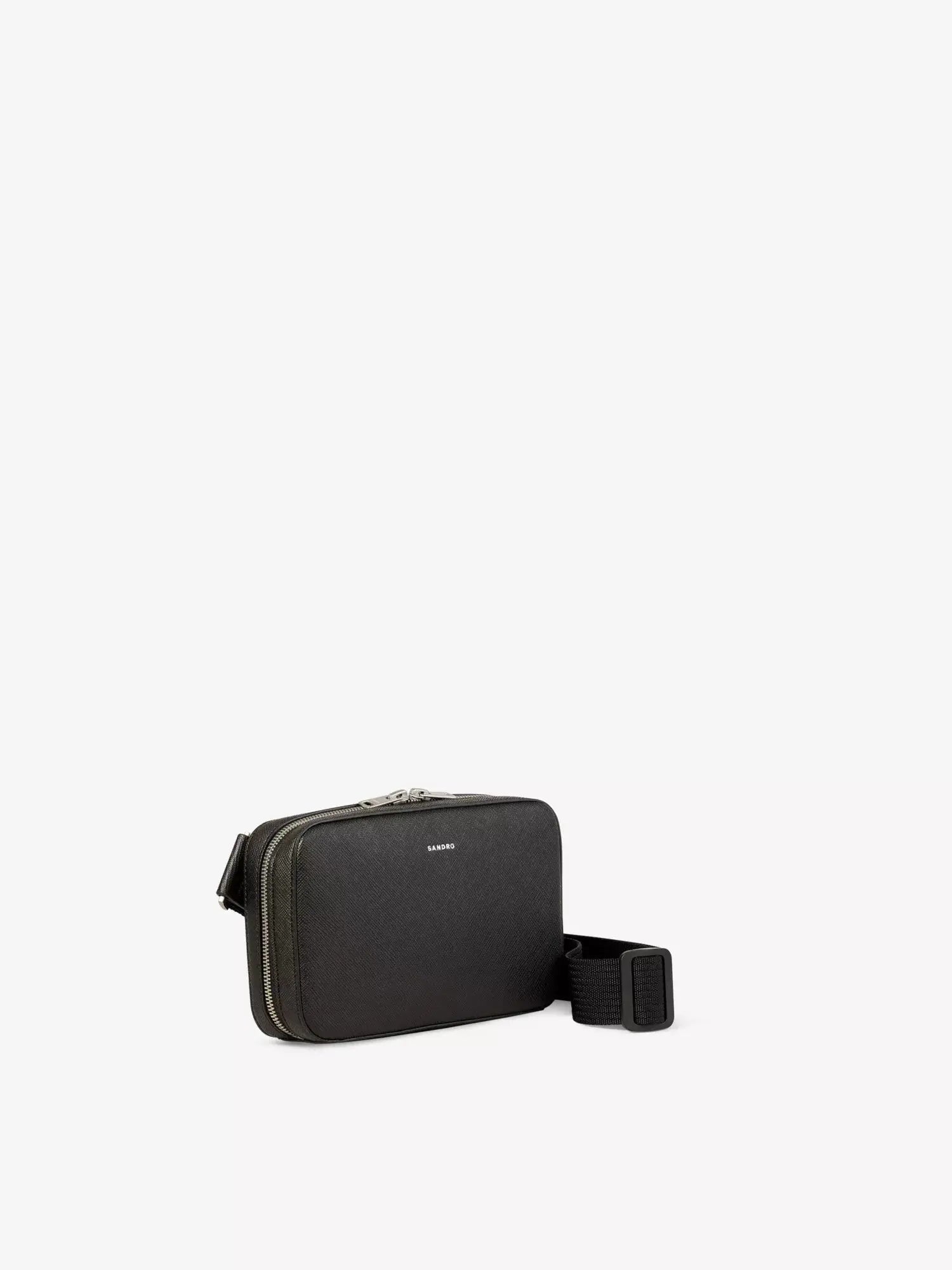 Men's Logo-Embossed Small Leather Bag Sandro
