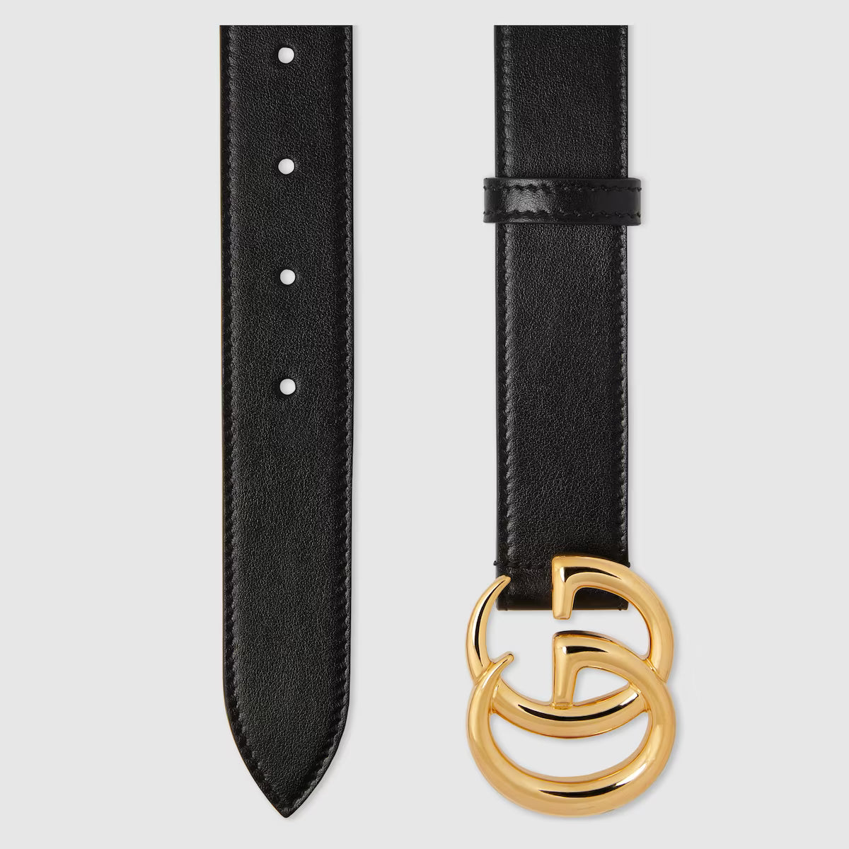 Men's GG Marmont belt with shiny buckle 3cm width Gucci