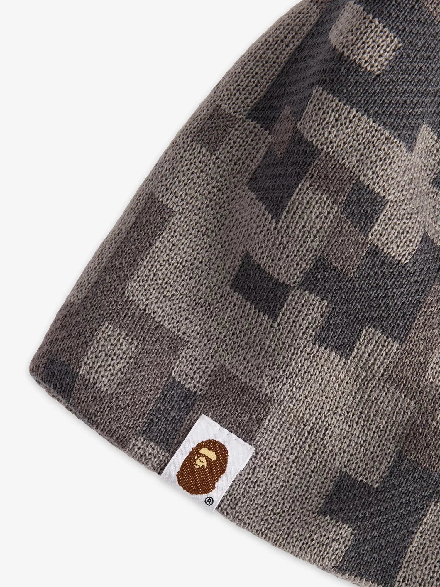 Men's A Bathing Ape X Kazuki Camo Knitted Beanie A Bathing Ape