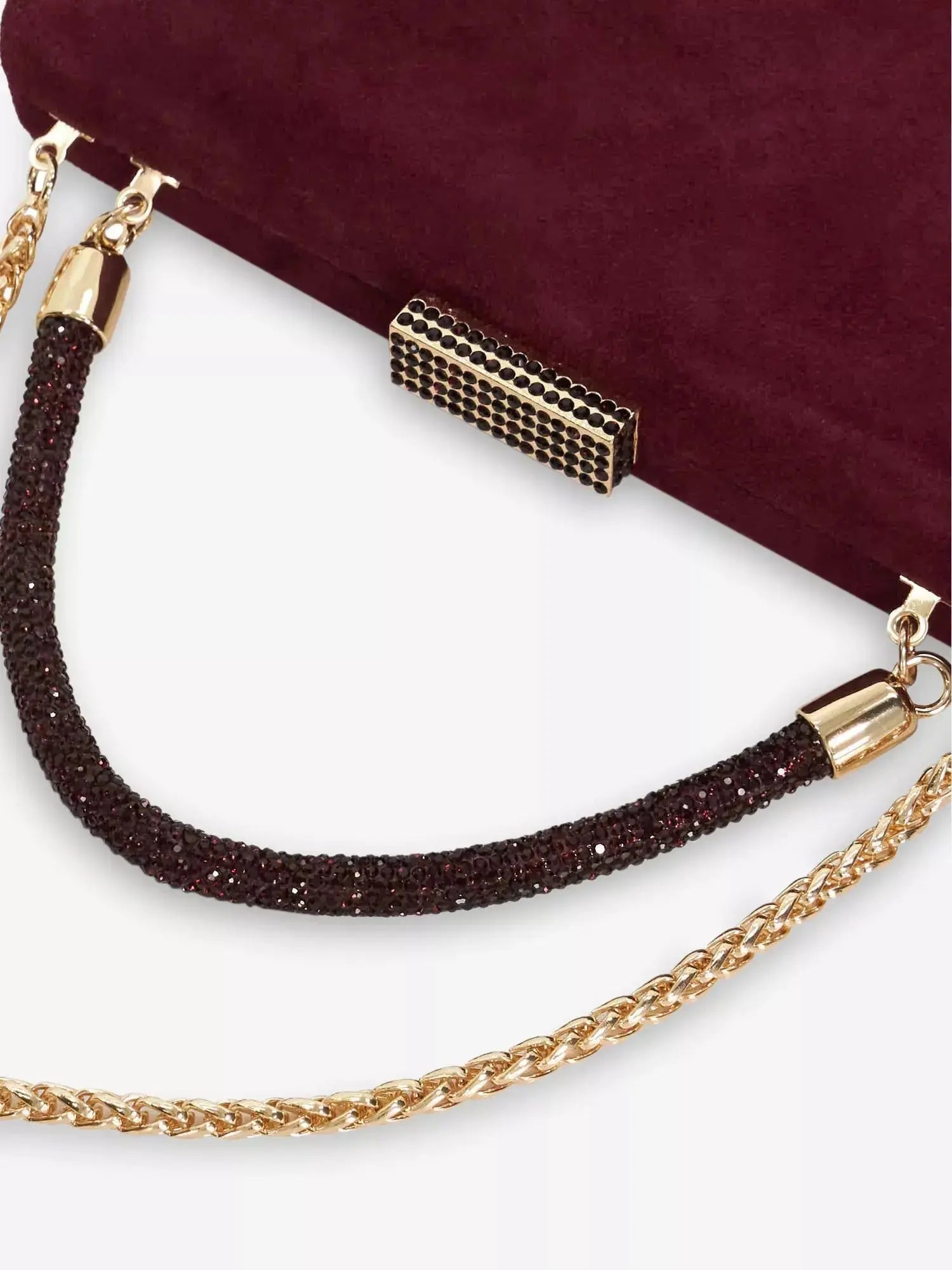 Women's Beaut Suede Clutch Bag Dune