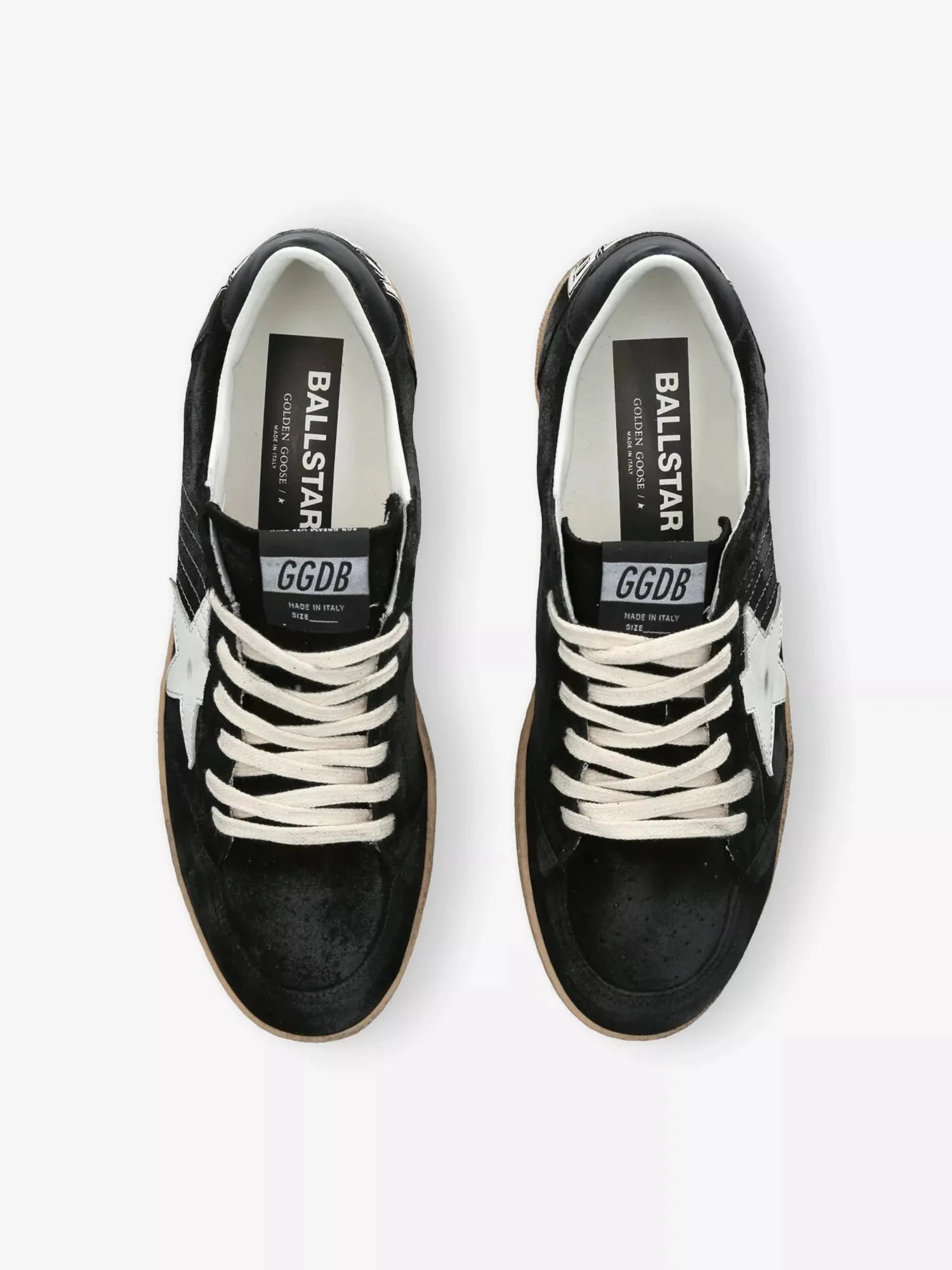 Men's Ballstar Stitched 80203 Suede Trainers Golden Goose