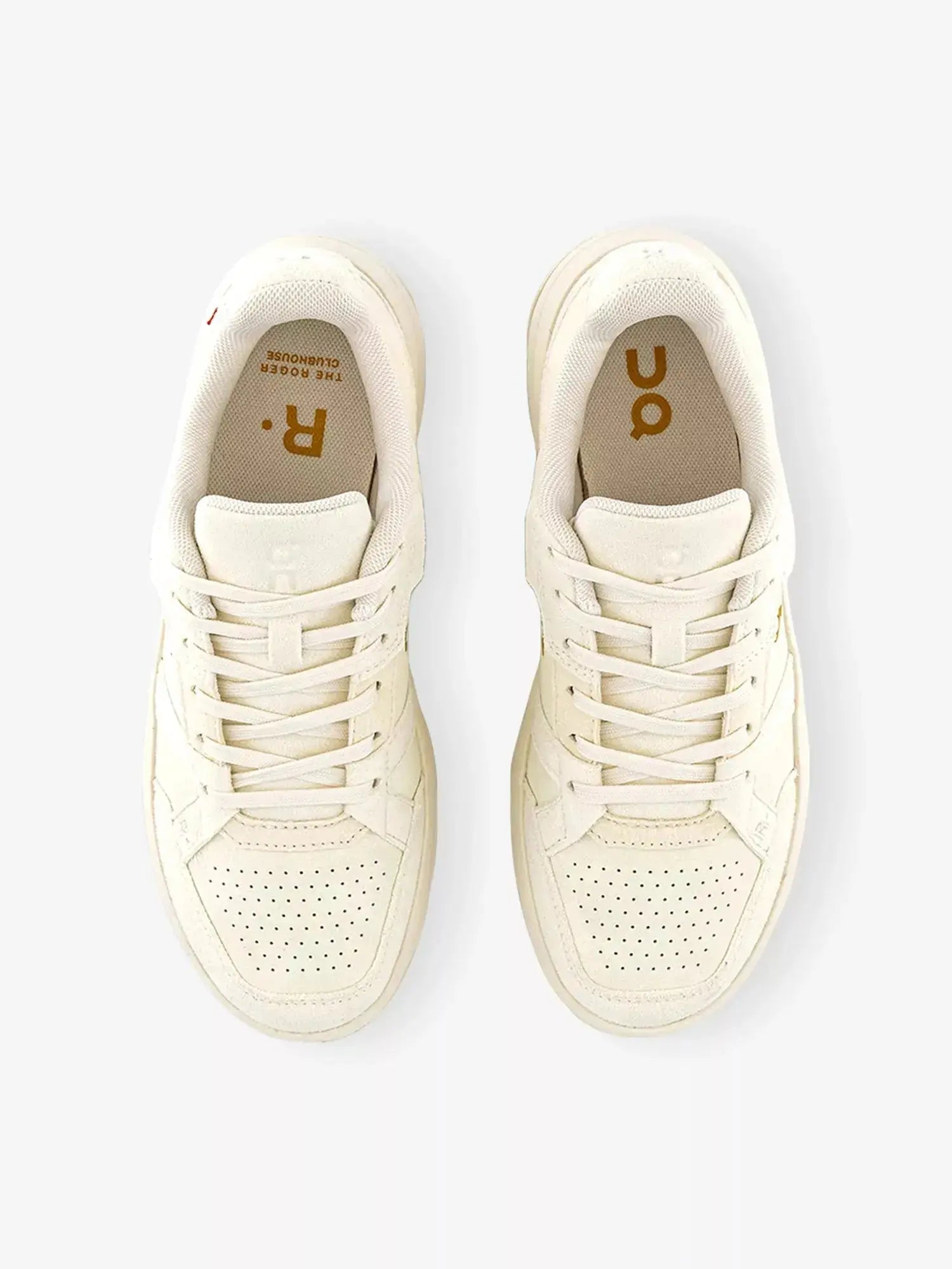 Women's On X Roger Federer Clubhouse Ace Leather Trainers ON