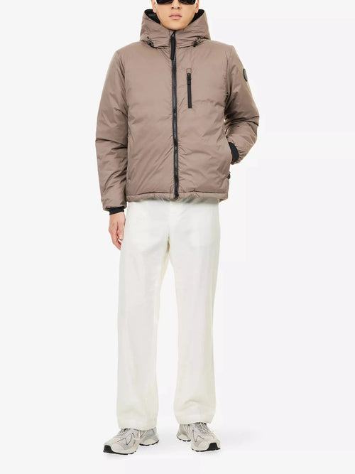 Men's Lodge Regular-Fit Shell-Down Hoody Canada Goose