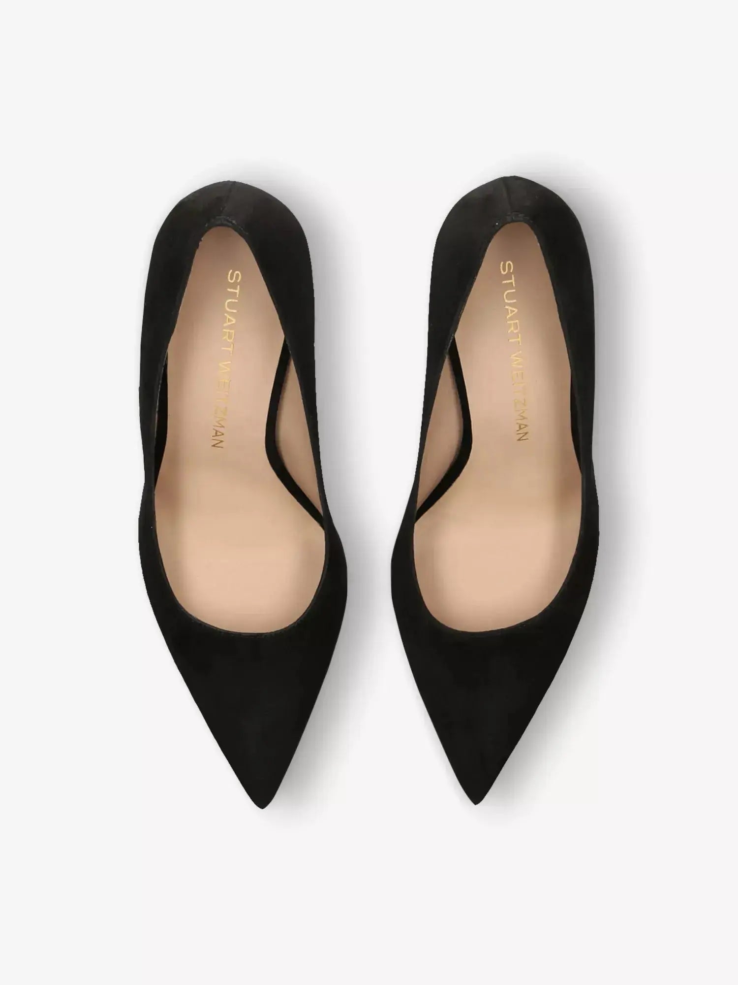 Women's Stuart Power 85 pointed-toe suede pumps Stuart Weitzman
