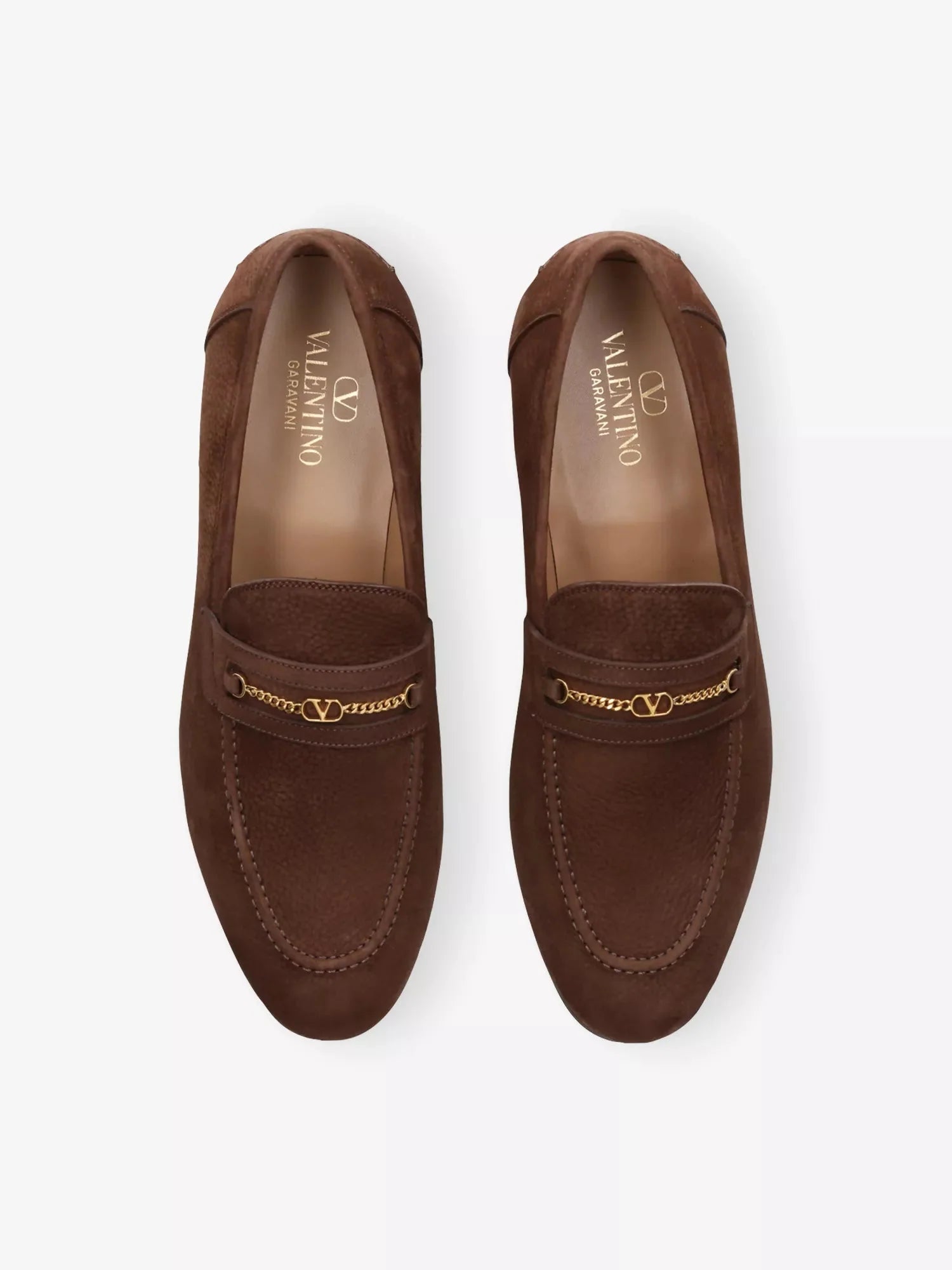Men's VLogo 20 Signature Suede Loafers Valentino Garavani