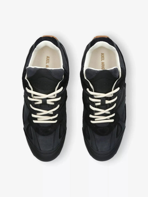 Men's Slow Runner Leather and Suede Trainers Axel Arigato