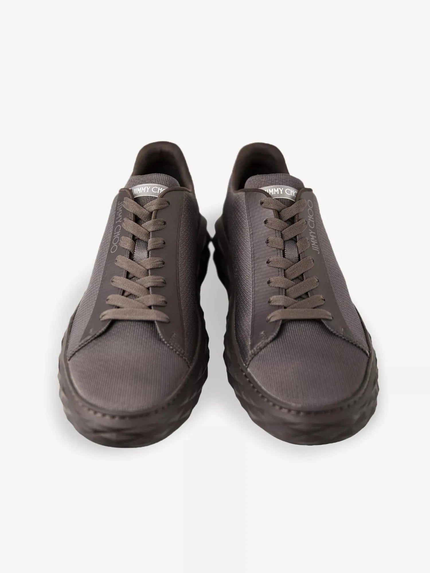 Men's Diamond Light Maxi Logo-Embroidered Knitted Low-Top Trainers Jimmy Choo
