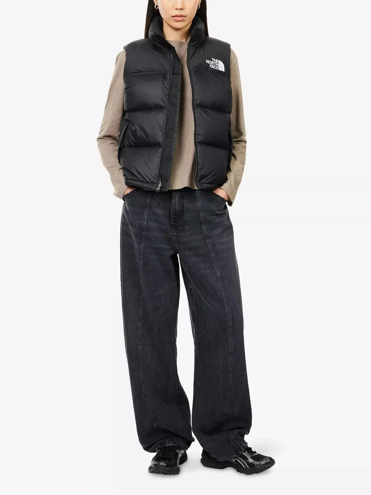 Women's 1996 Retro Nuptse Hooded Shell-Down Vest The North Face