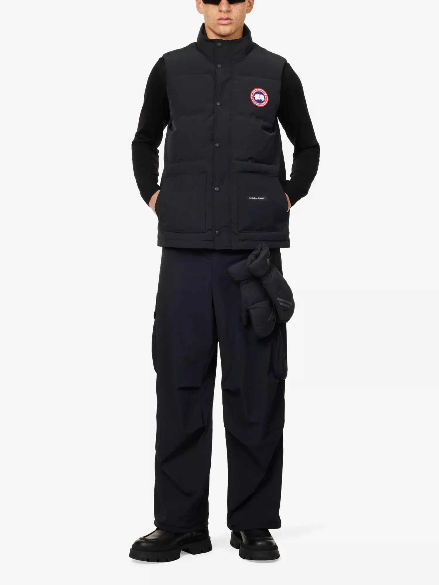 Men's Freestyle padded slim-fit shell-down gilet Canada Goose