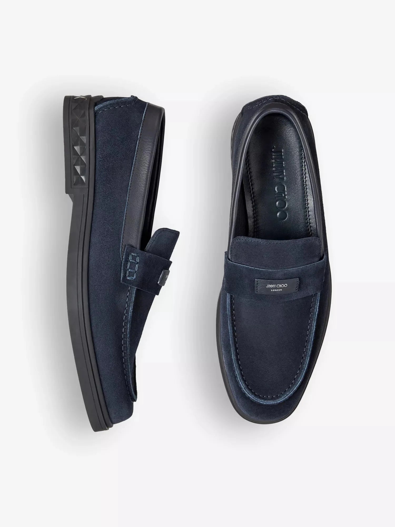 Men's Josh Driver reverse-suede loafers Jimmy Choo