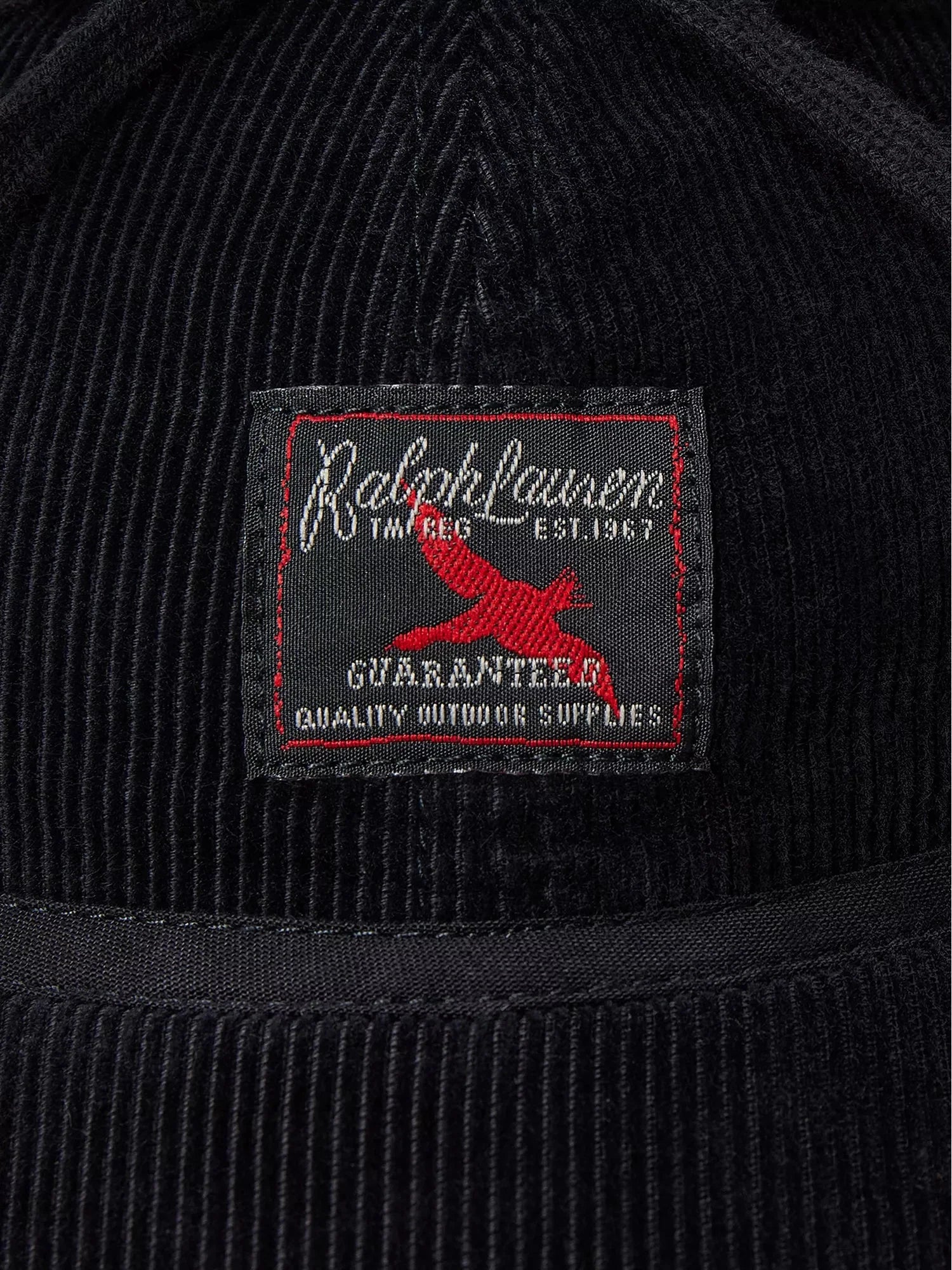 Men's Branded-Patch Earflap Corduroy Cap Polo Ralph Lauren