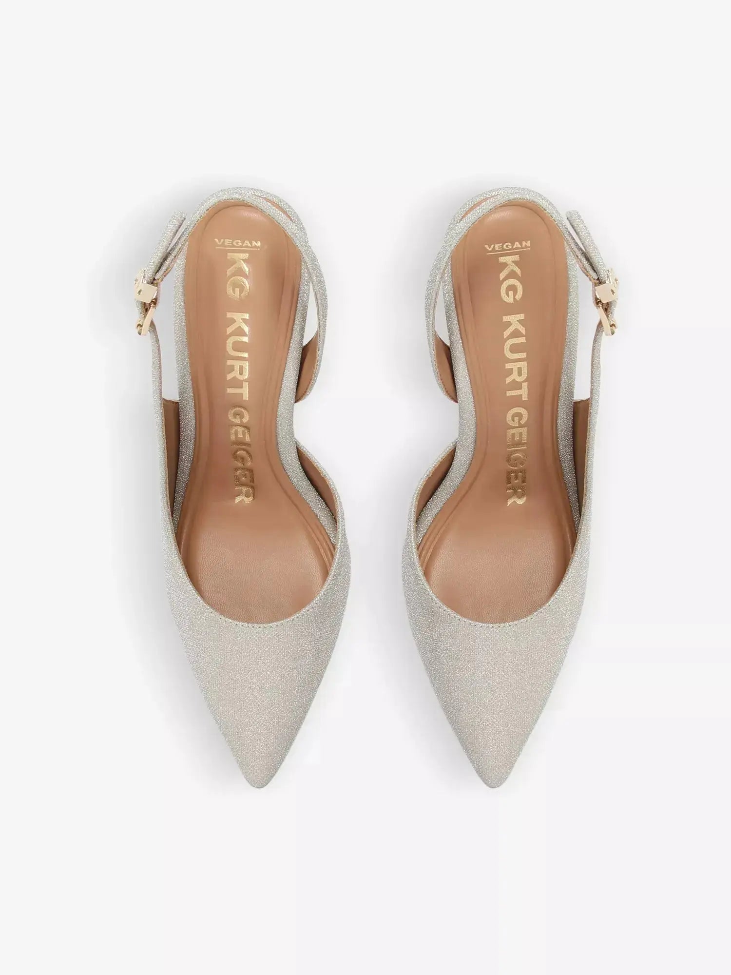 Women's Aria pointed-toe woven slingback courts KG Kurt Geiger