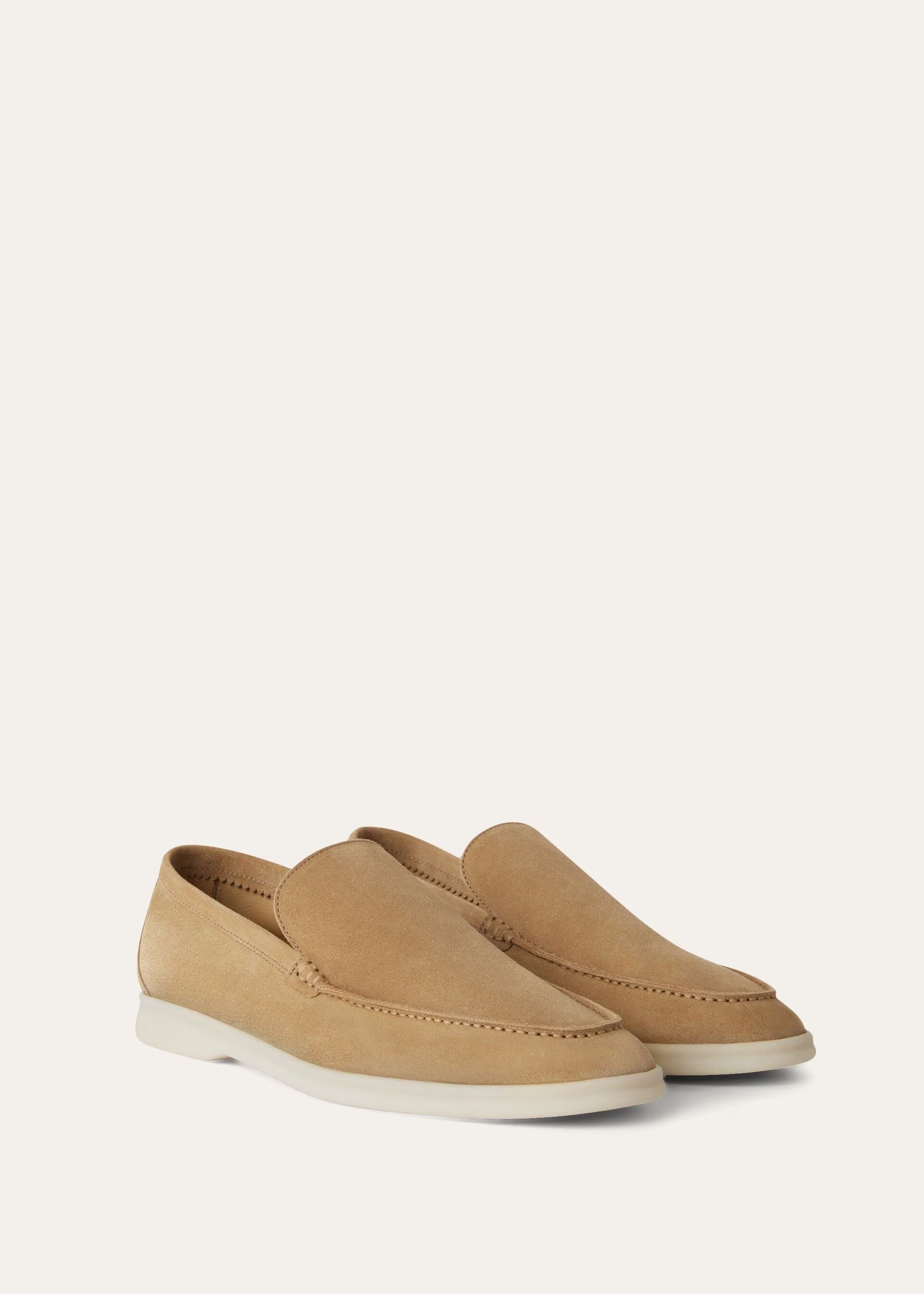 Men's Summer Walk Loafer Light Wood Smoke Loro Piana