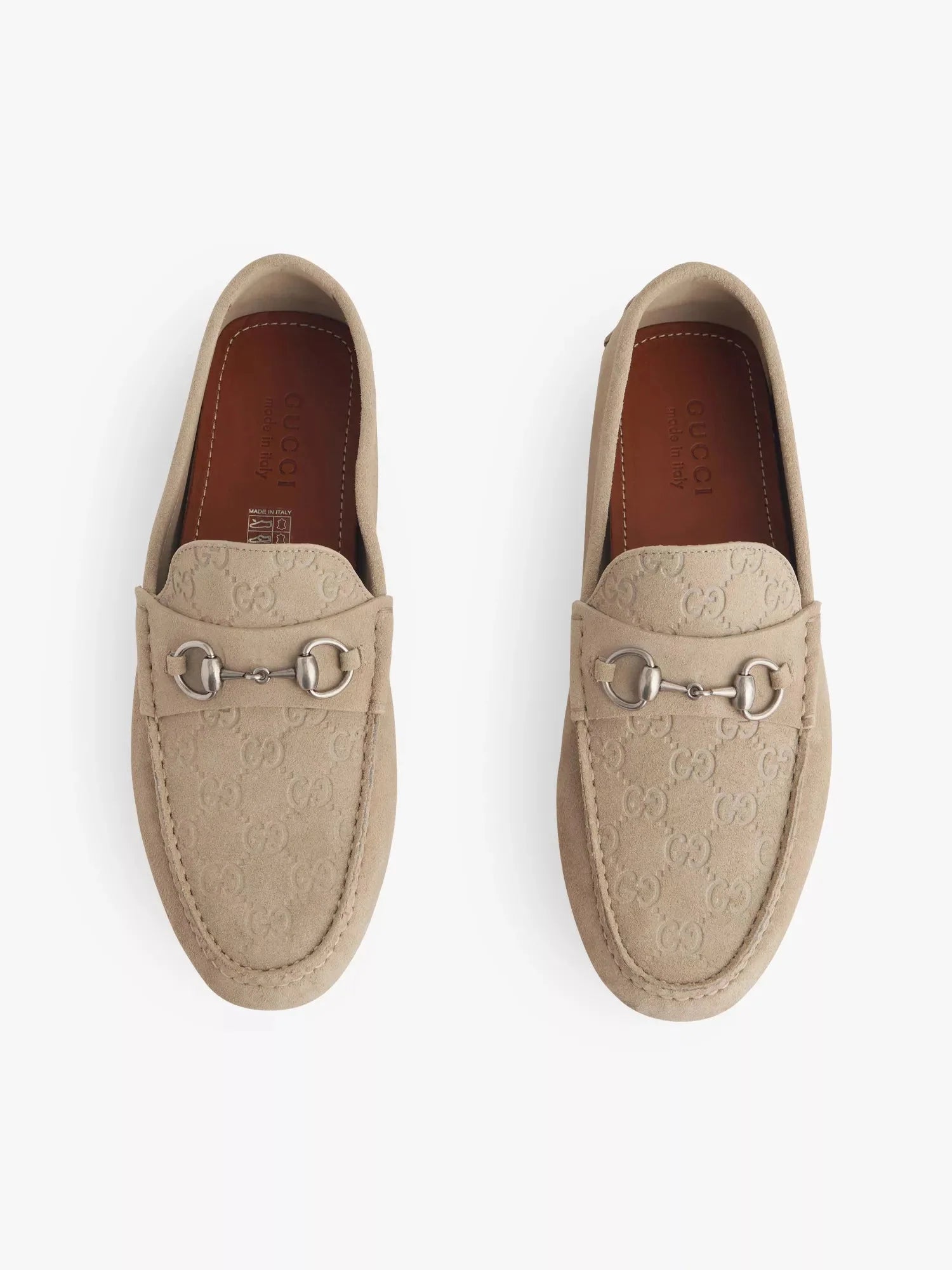 Men's Byorn Driver monogram-pattern leather loafers Gucci