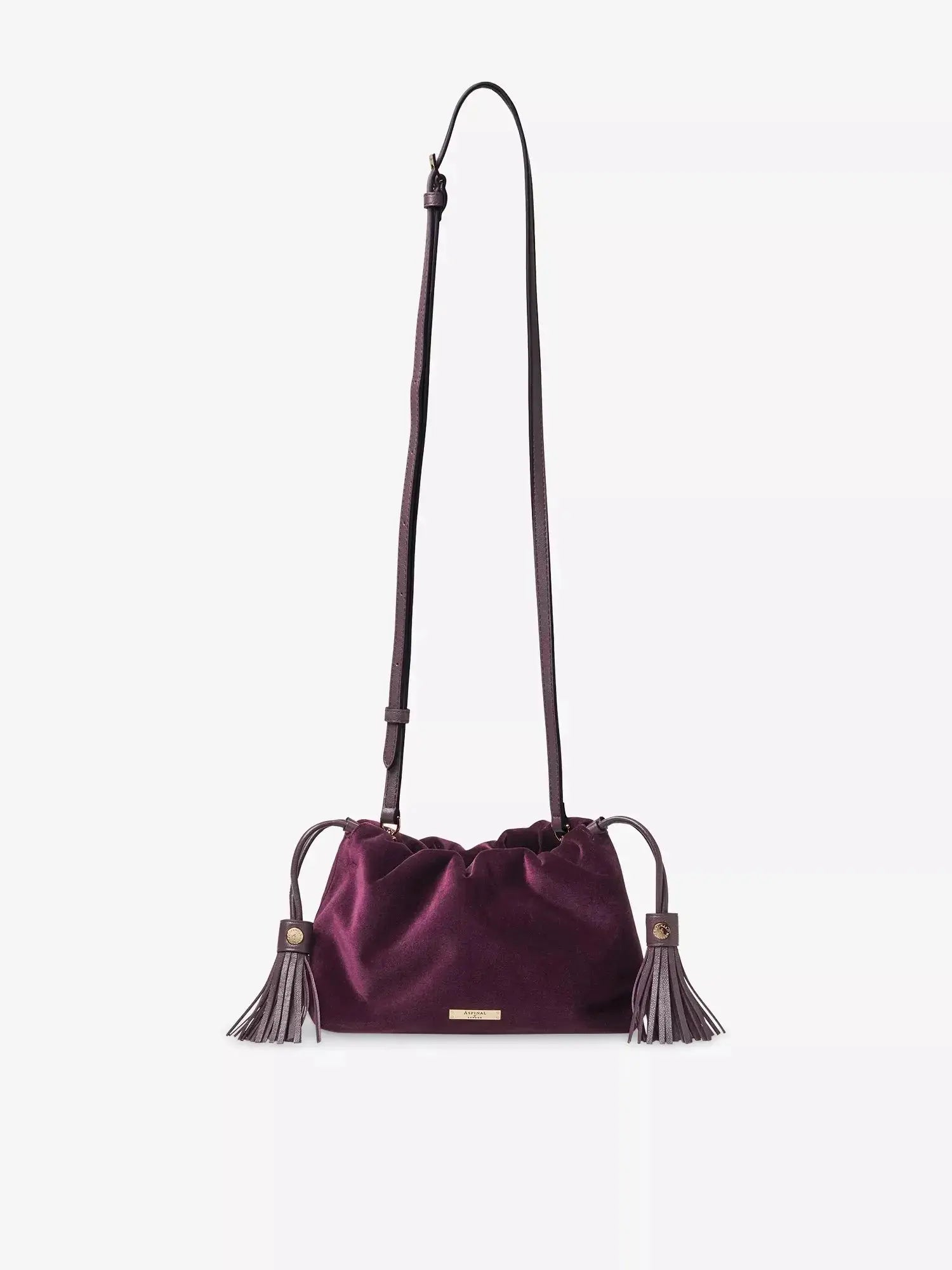 Women's Amelia Velvet Cross-Body Bag Aspinal of London