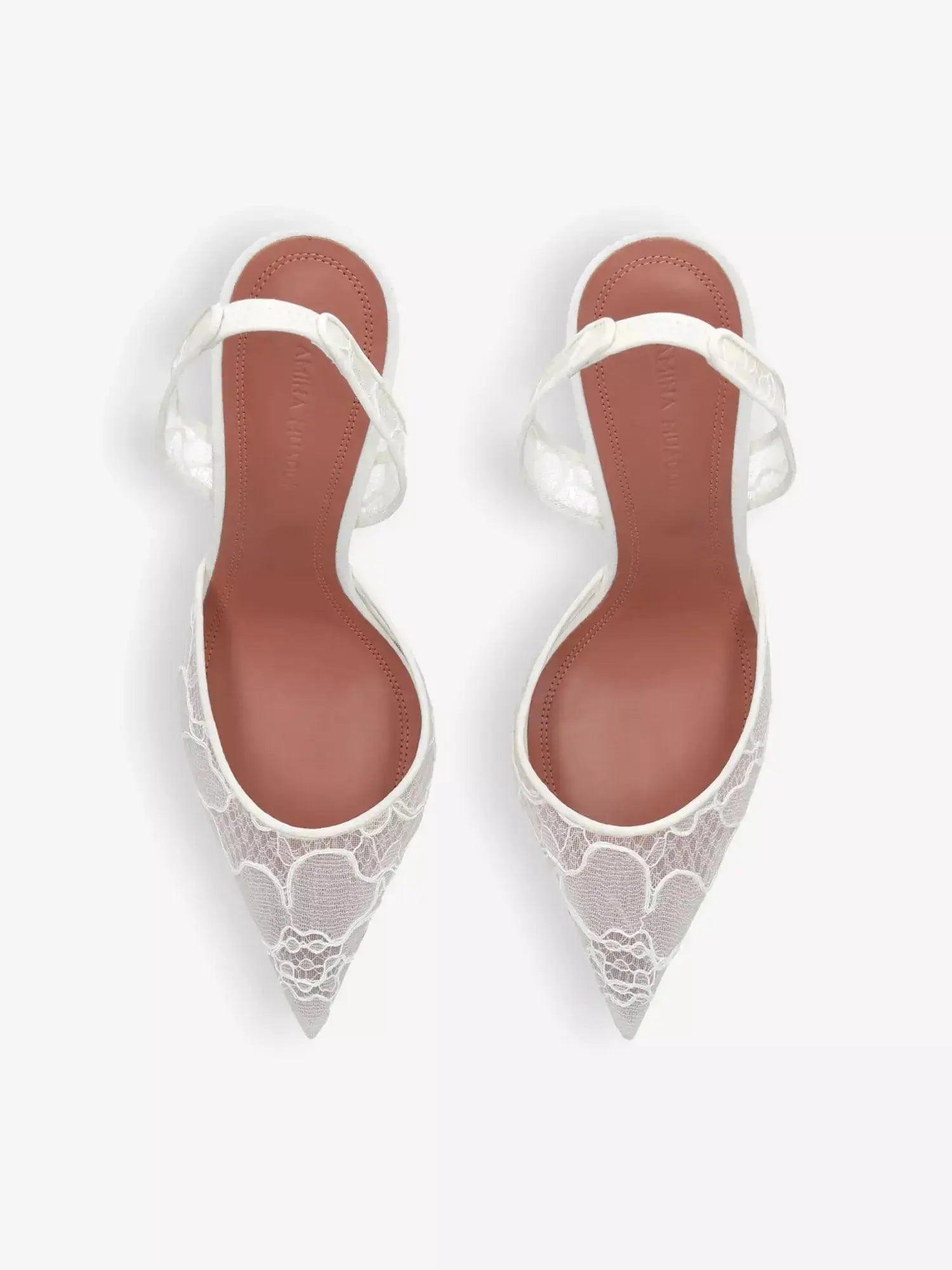 Women's Holli 95 sling-back lace heeled courts Amina Muaddi