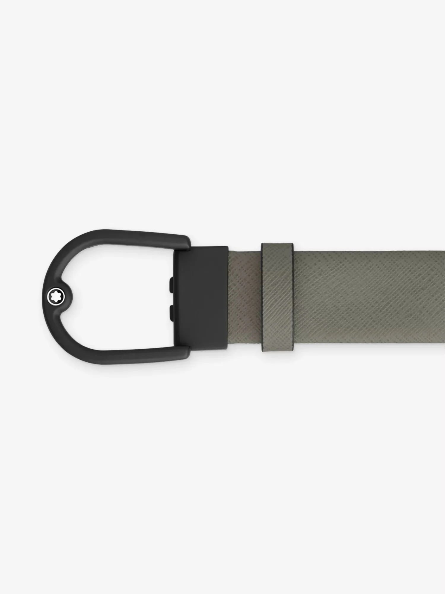 Men's Horseshoe Buckle 35mm Leather Belt Montblanc