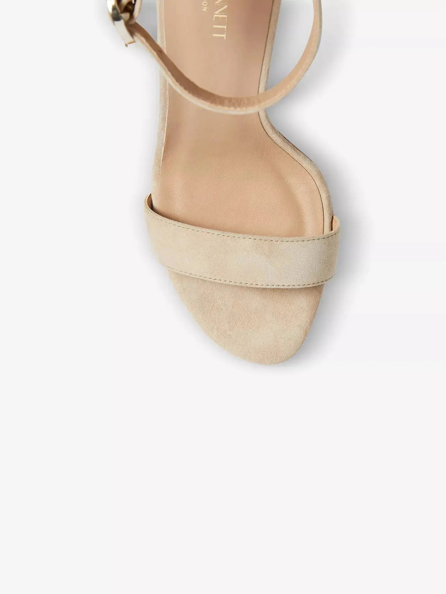 Women's Ivy open-toe suede heeled sandals LK Bennett