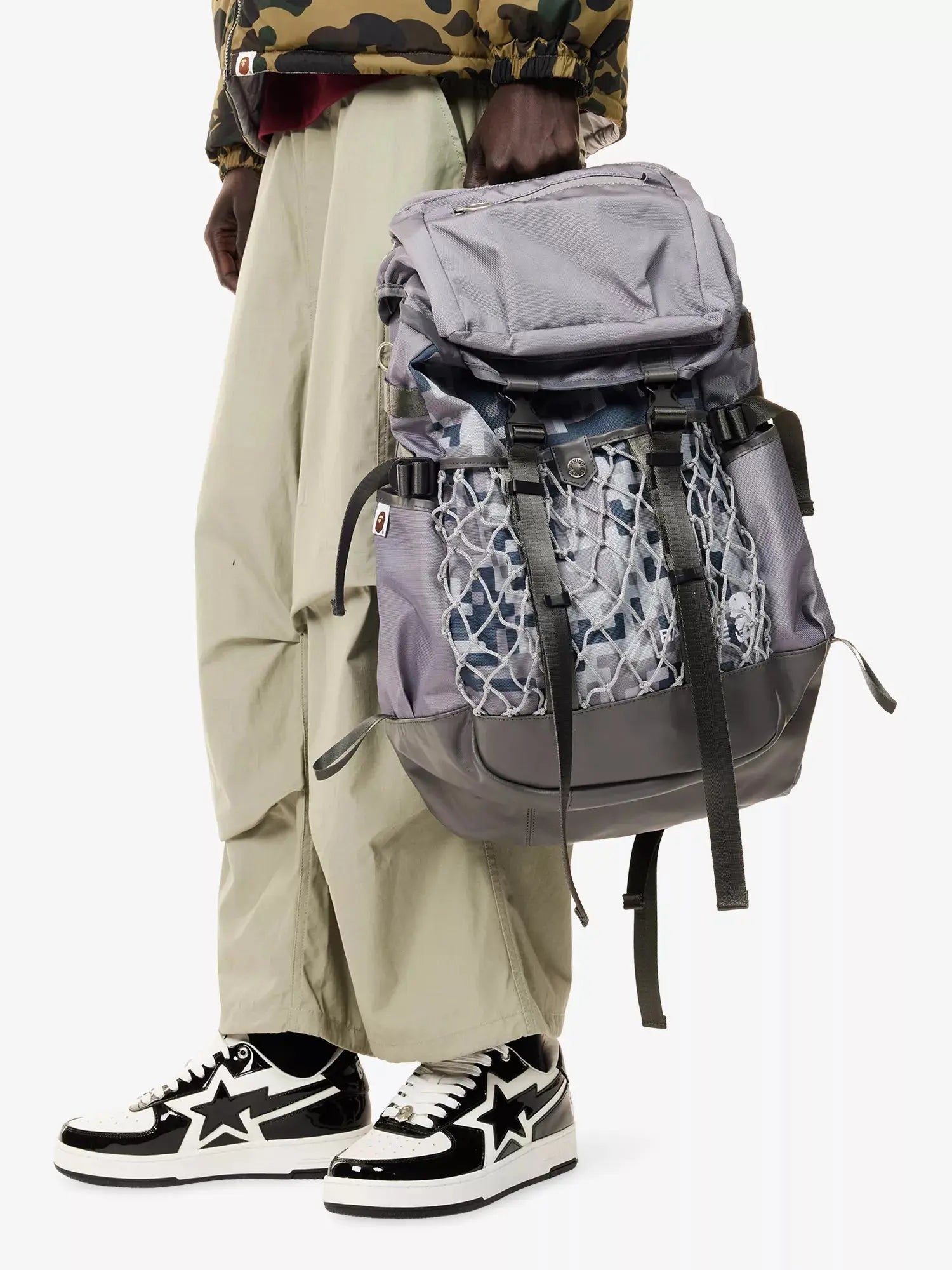Men's A Bape Ape X Kazuki Camo Daypack A Bathing Ape