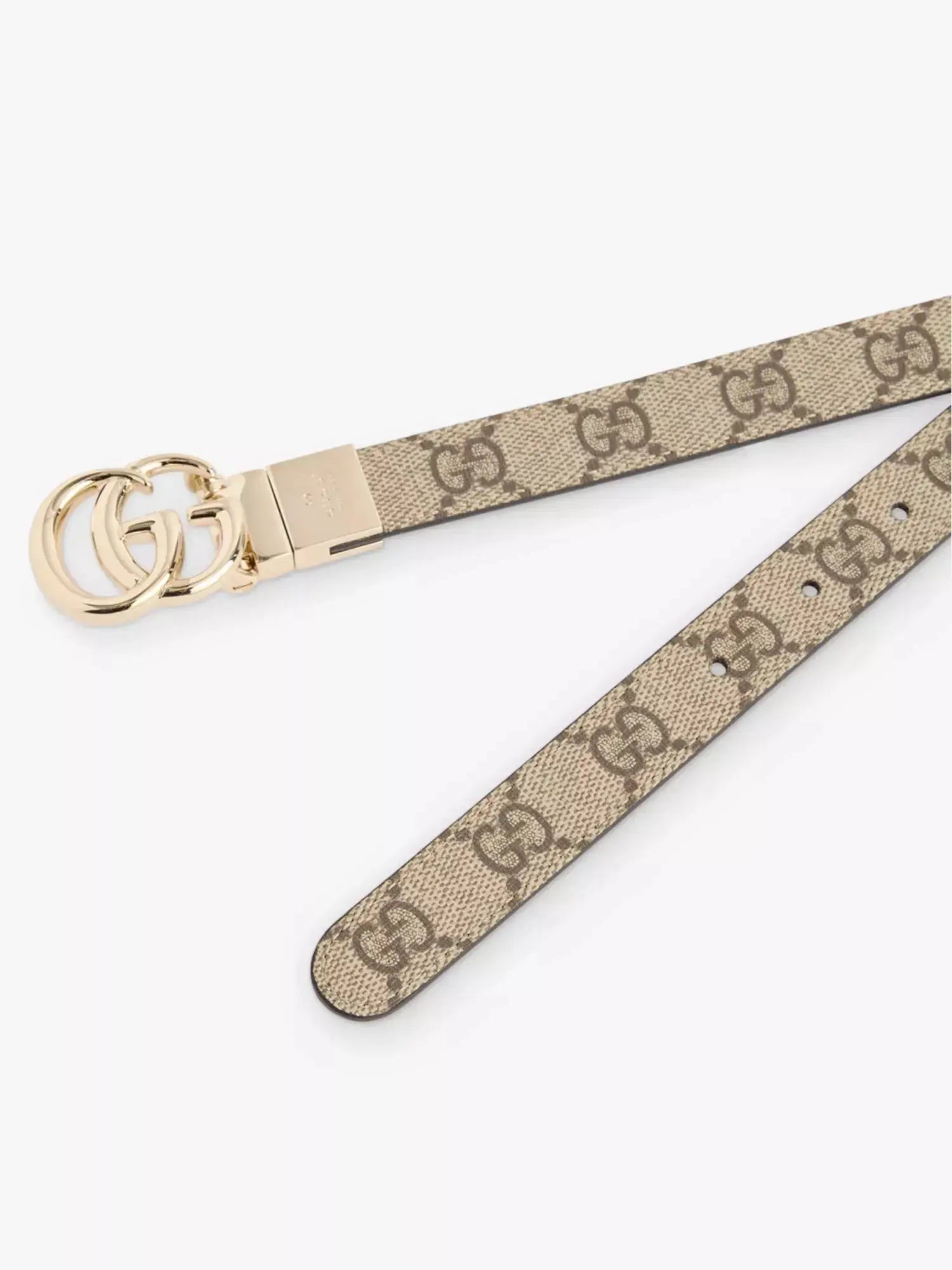 Women's GG Marmont Reversible Canvas and Leather Belt Gucci