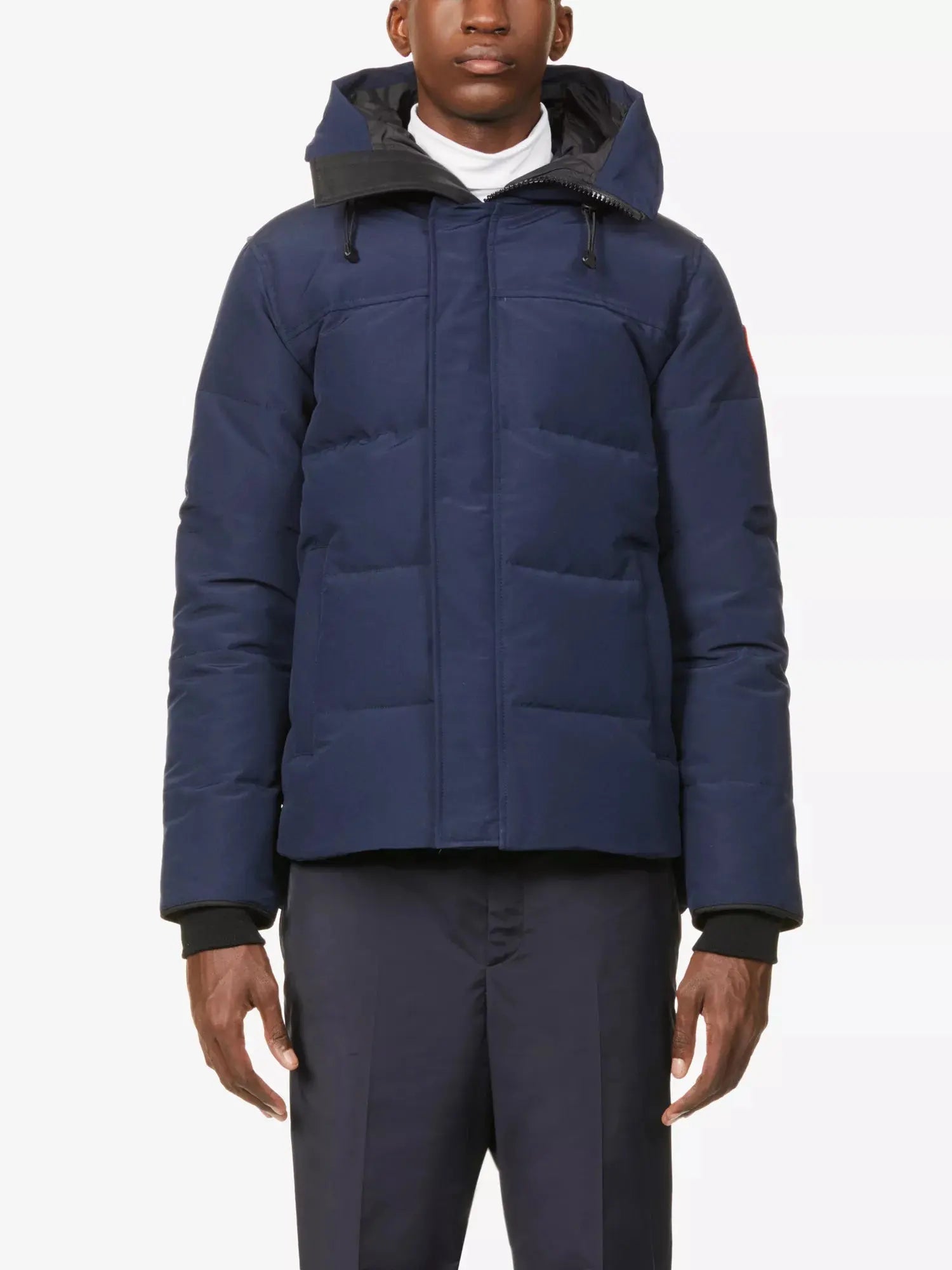 Men's Macmillan funnel-neck twill-down parka jacket Canada Goose