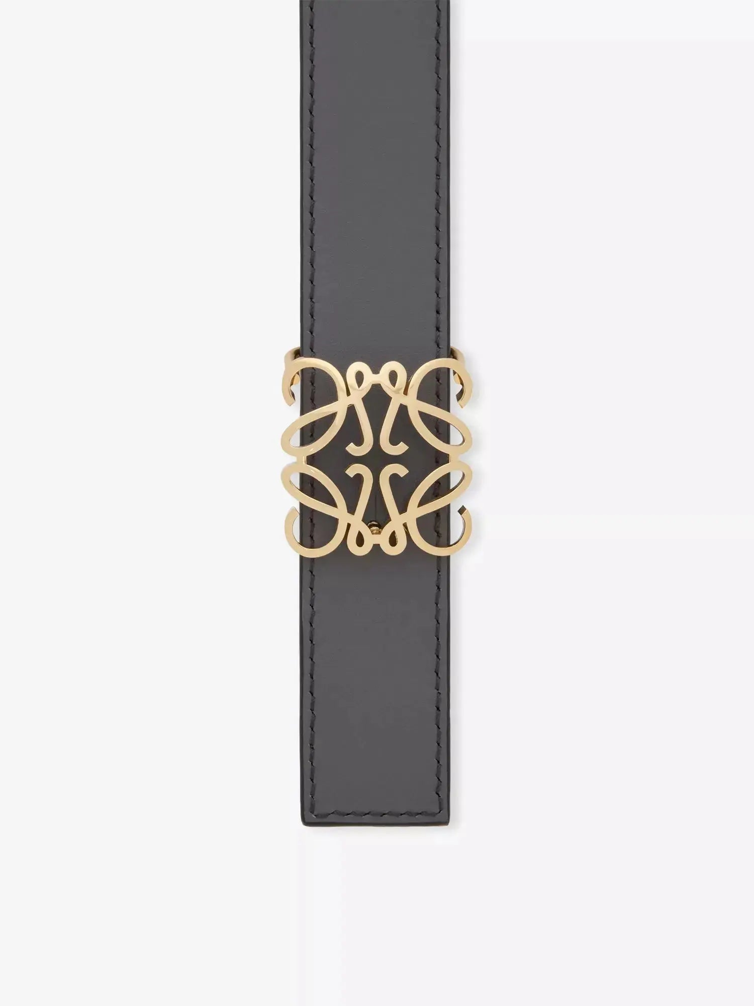 Women's Anagram Bombé Reversible Leather Belt Loewe