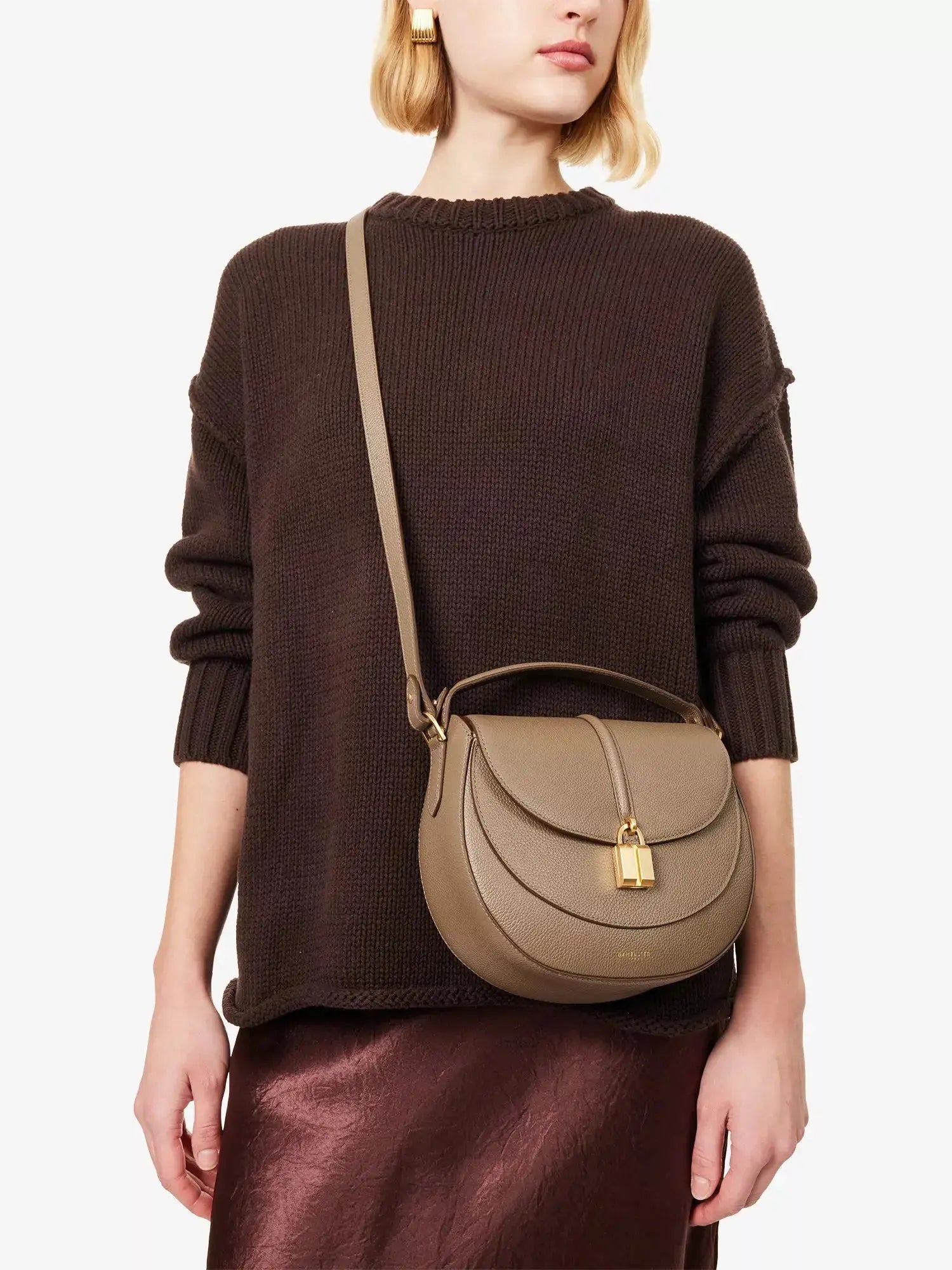 Women's Siena Leather Saddle Bag DeMellier