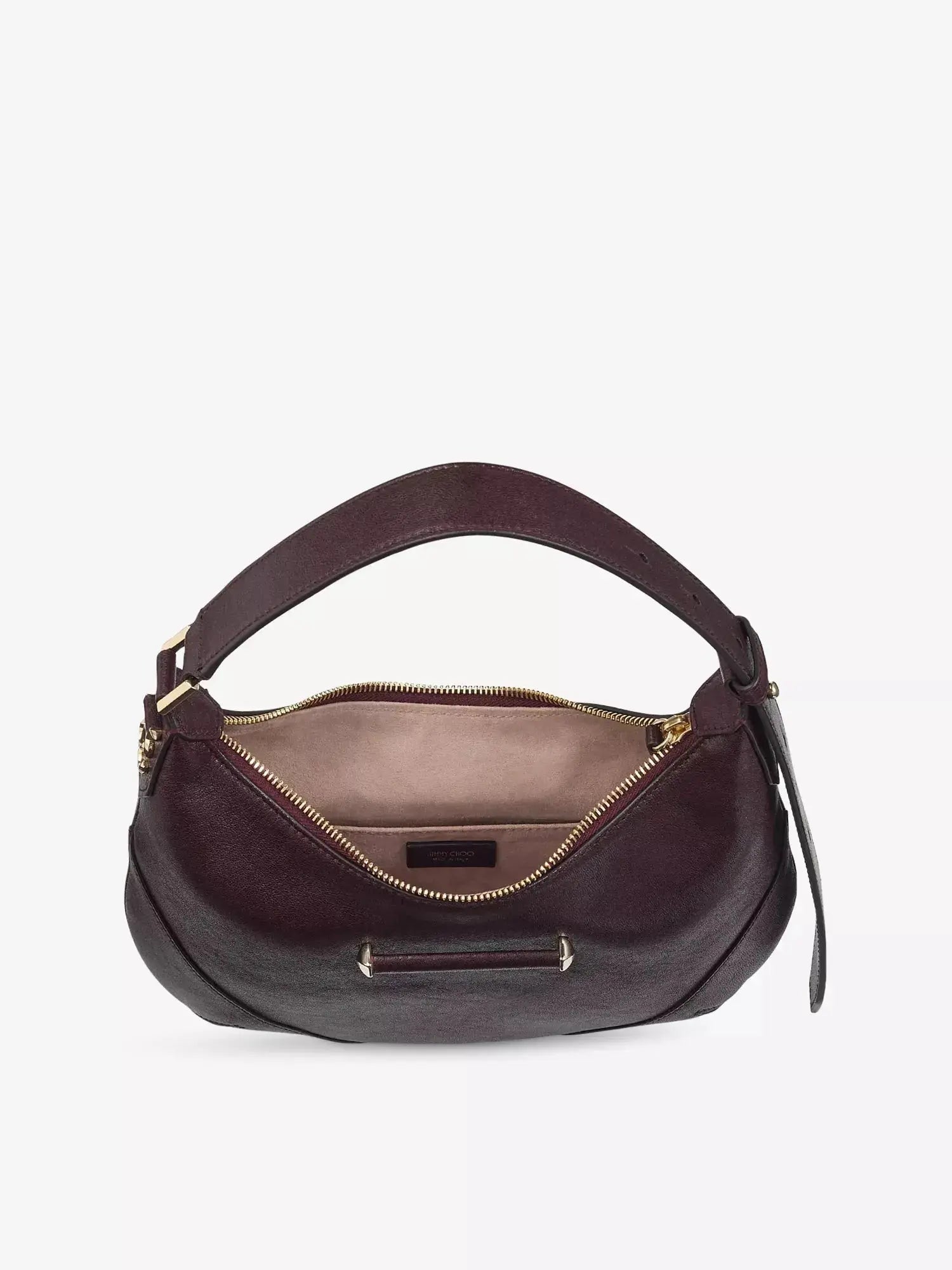 Women's Bar Hobo Small Leather Shoulder Bag Jimmy Choo