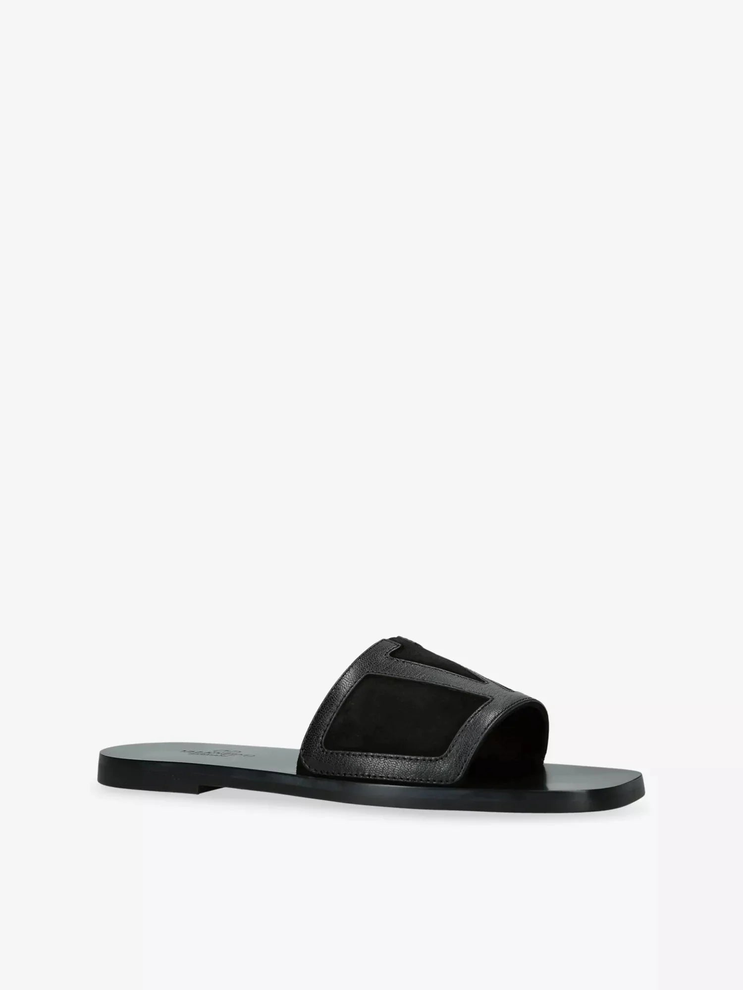Men's Viva Superstar Leather and Suede Sandals Valentino Garavani