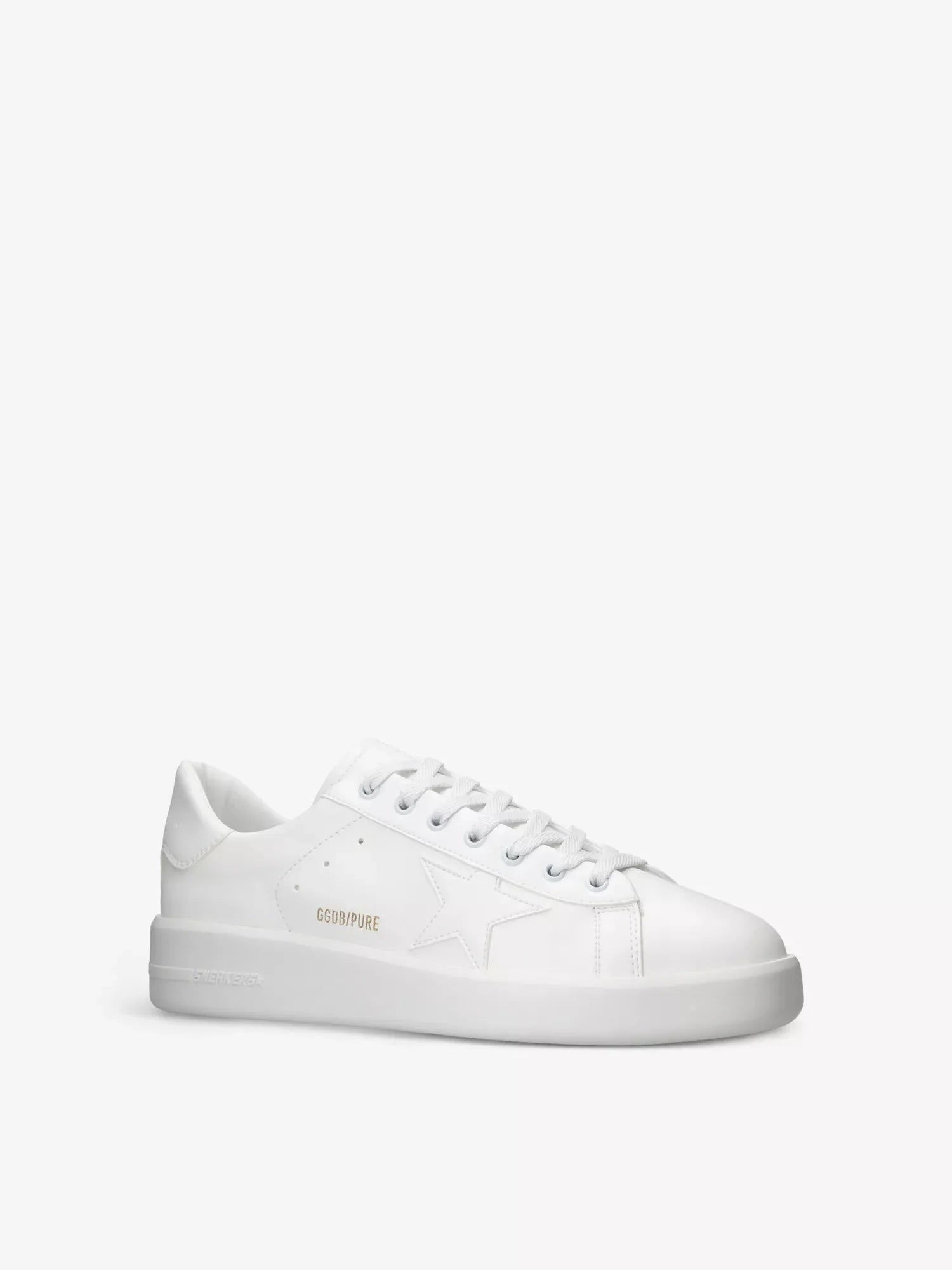 Men's Pure Star star-embroidered faux-leather low-top trainers Golden Goose