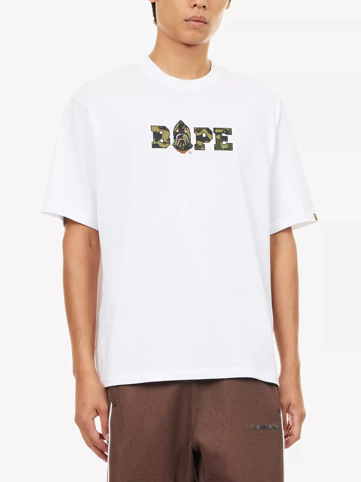 Men's 1st Camo Logo-Print Cotton-Jersey T-Shirt A Bathing Ape