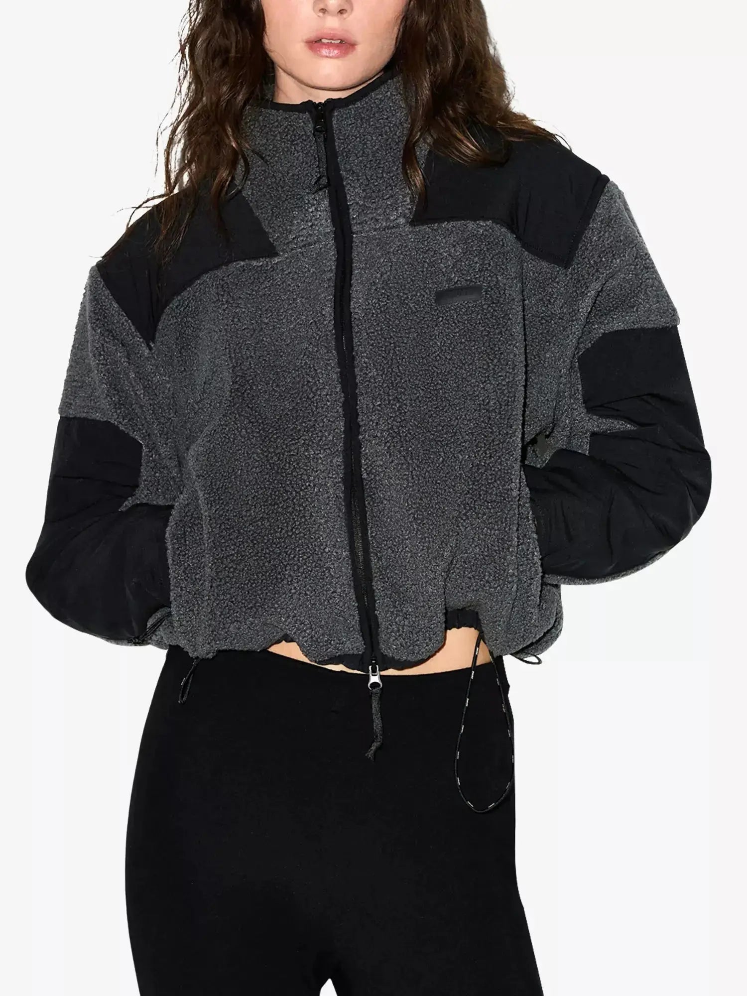 Women's Teddy Boxy-Fit Fleece Jacket SKIMS