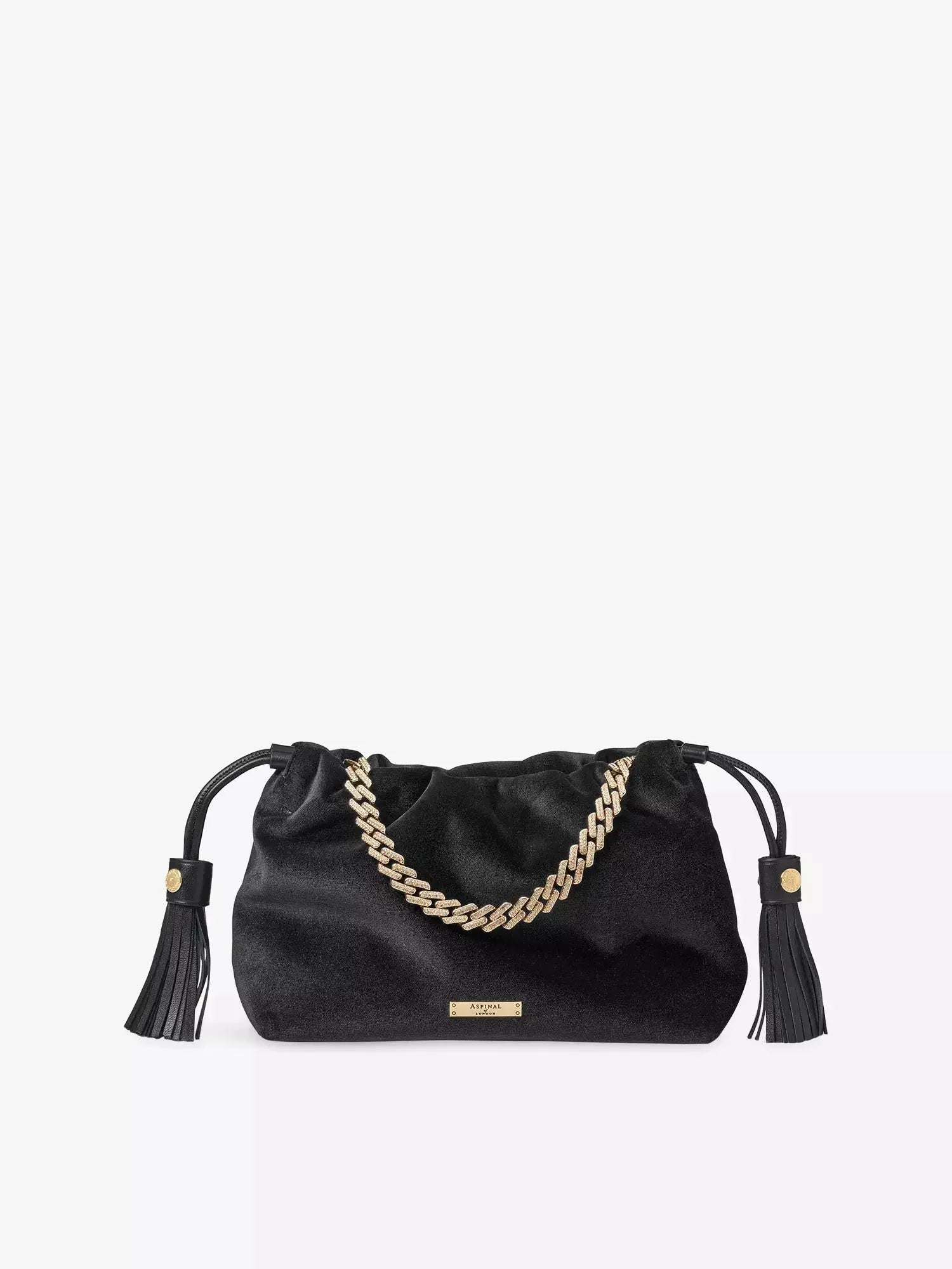 Women's Amelia Velvet Cross-Body Bag Aspinal of London