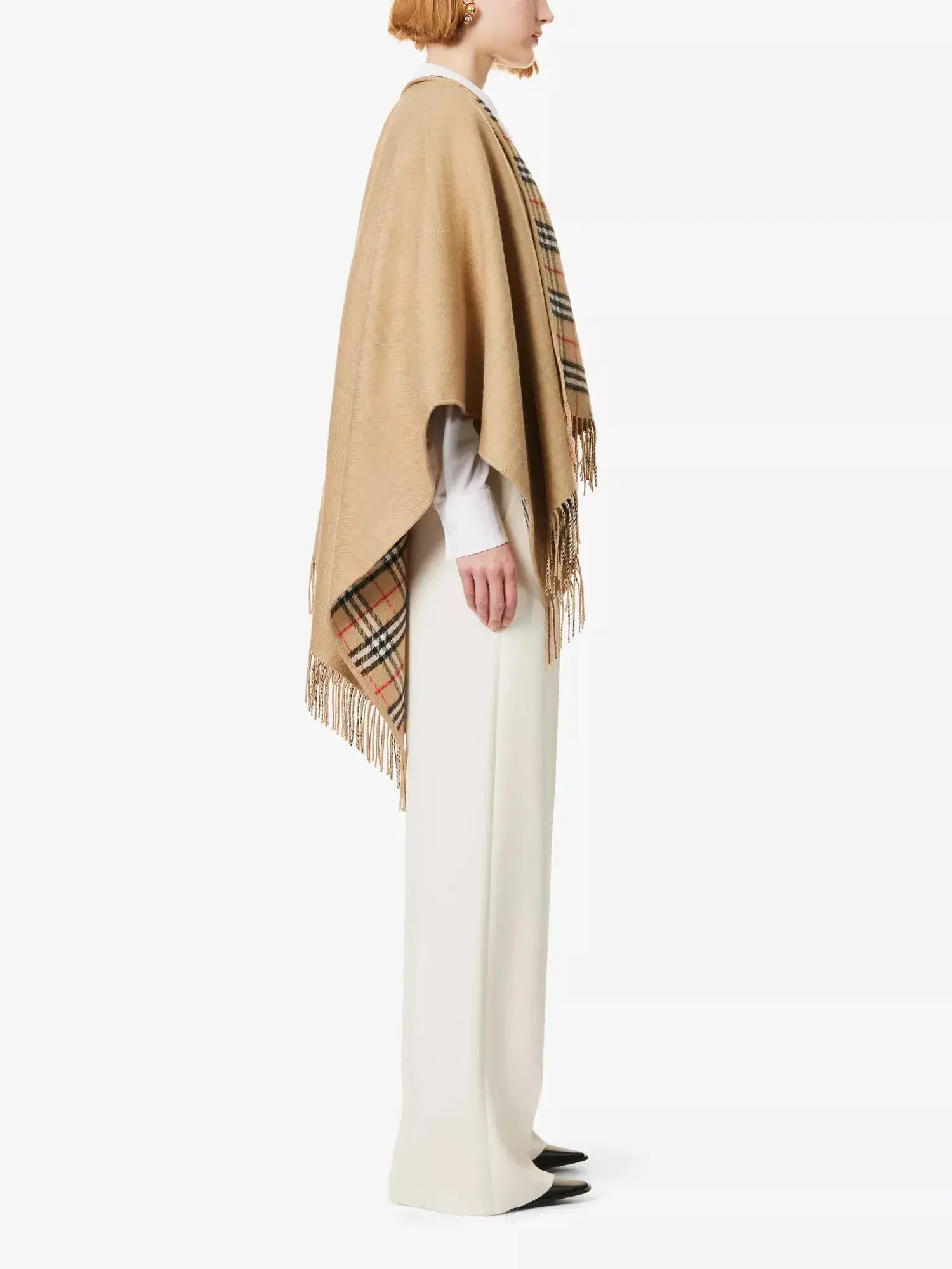 Women's Vintage Check wool cape Burberry