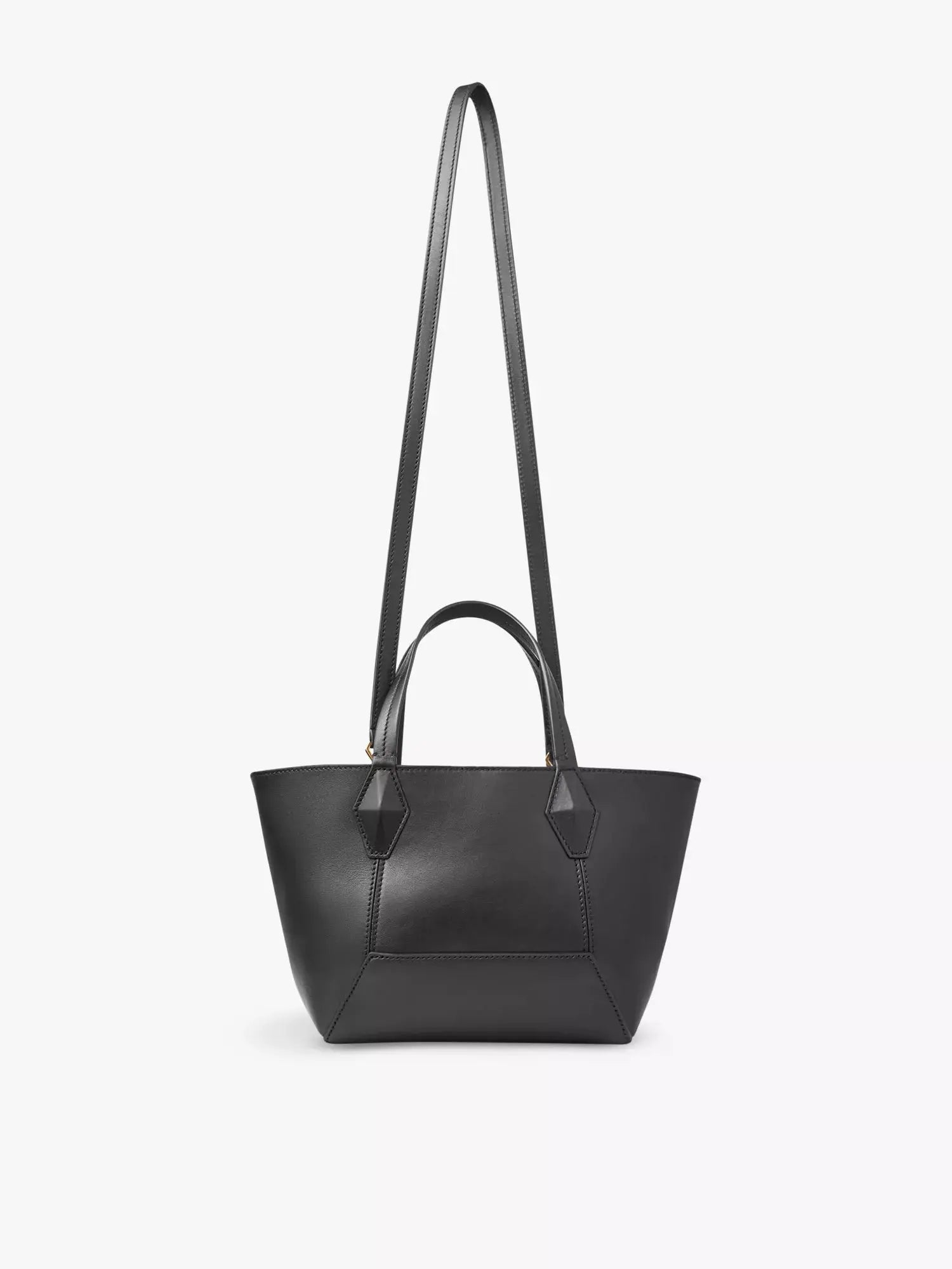 Men's Diamond logo-embossed leather tote bag Jimmy Choo