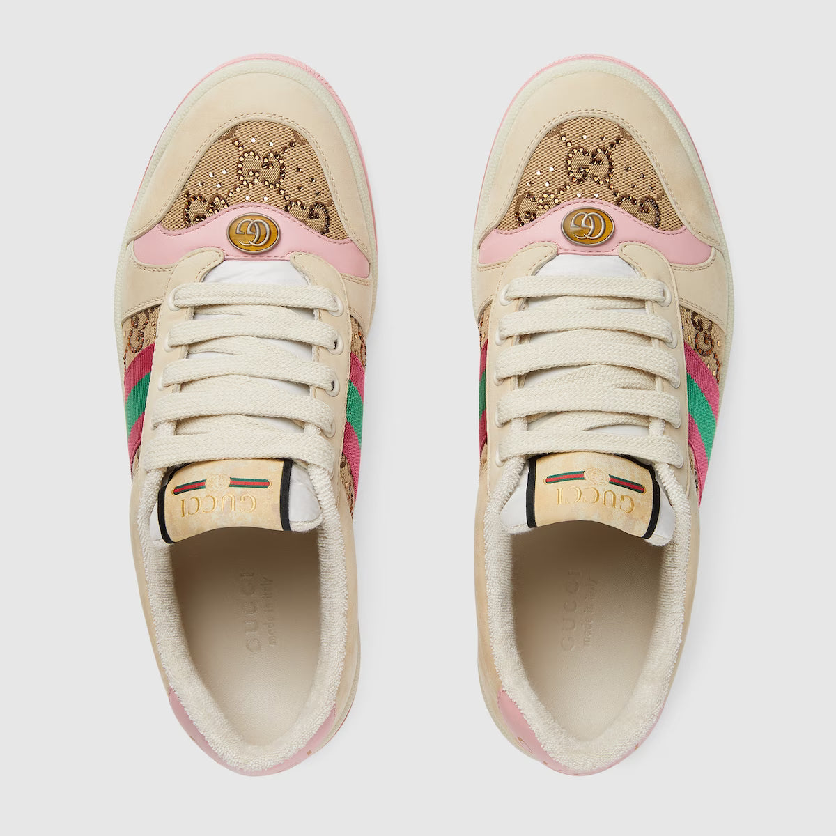 Women's GG crystal Screener sneaker Gucci