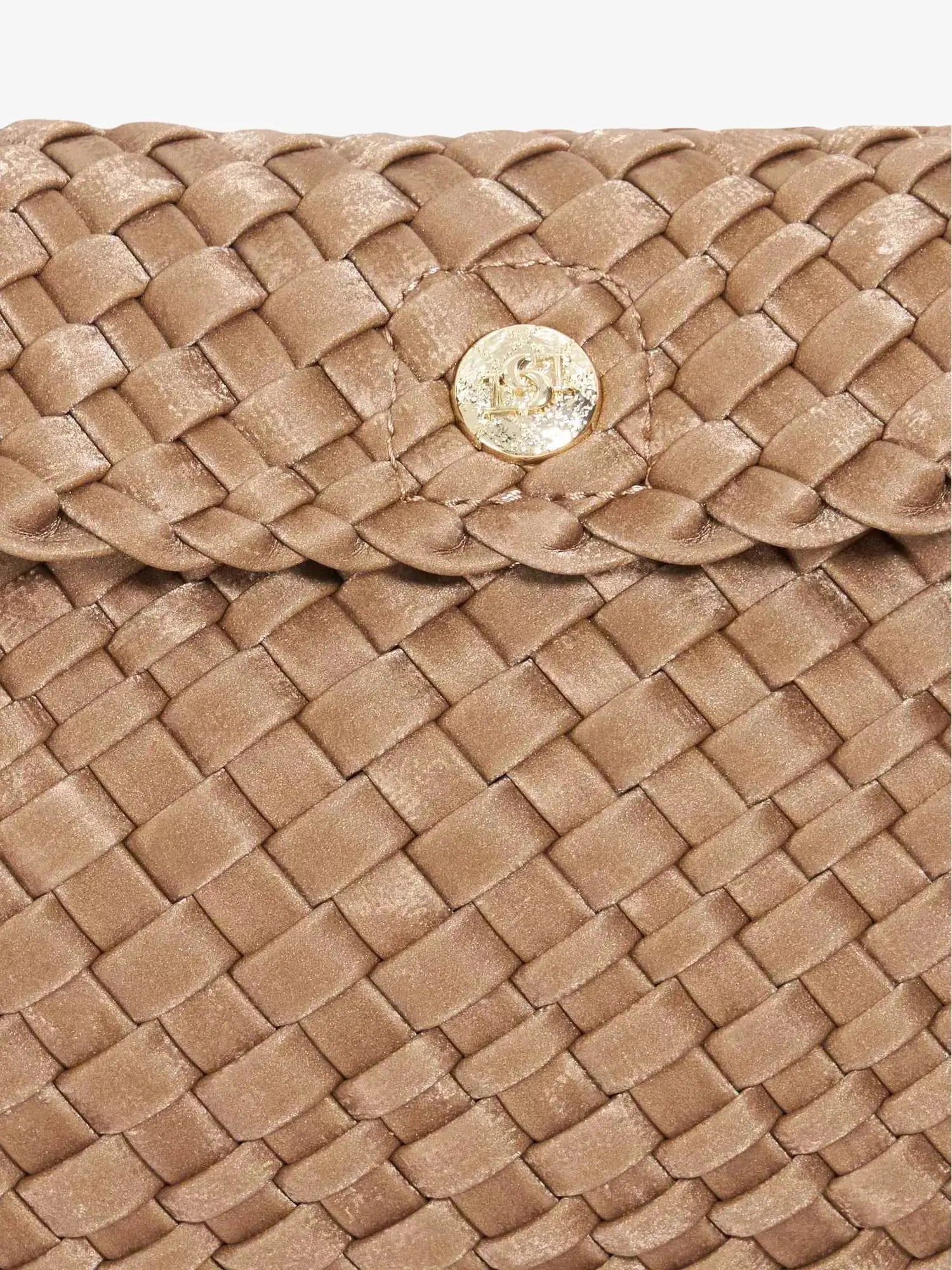 Women's Encourage Woven Clutch Dune