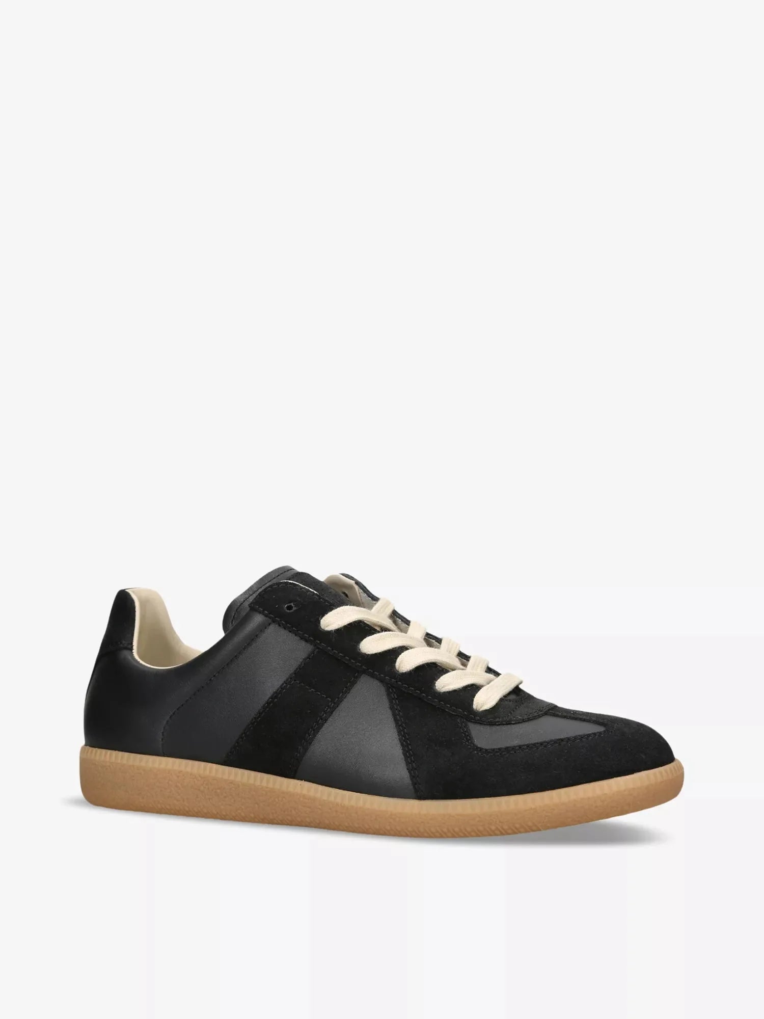 Men's Panelled leather low-top trainers Maison Margiela