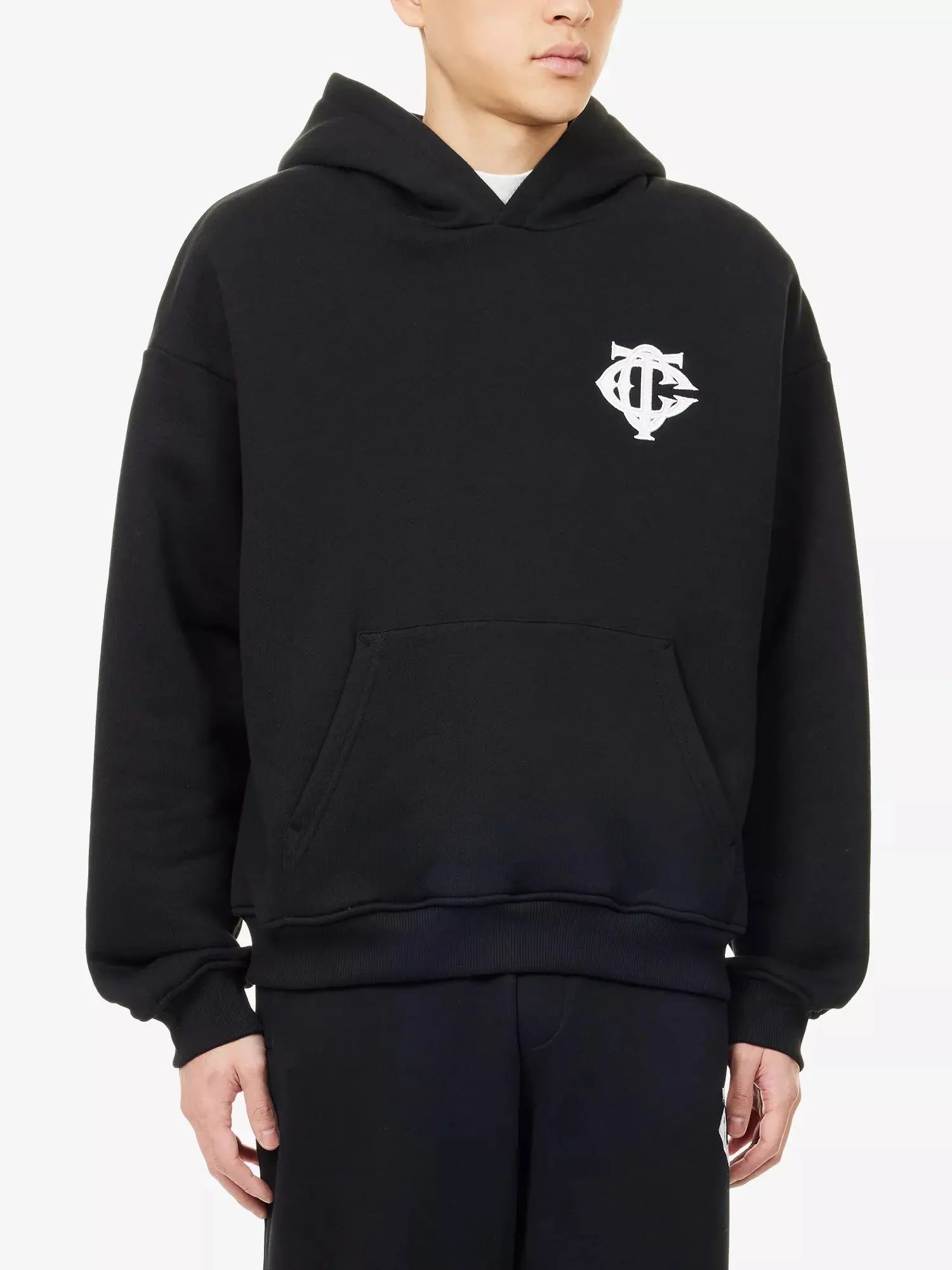 Men's Emblem Relaxed-Fit Cotton Hoody The Couture Club