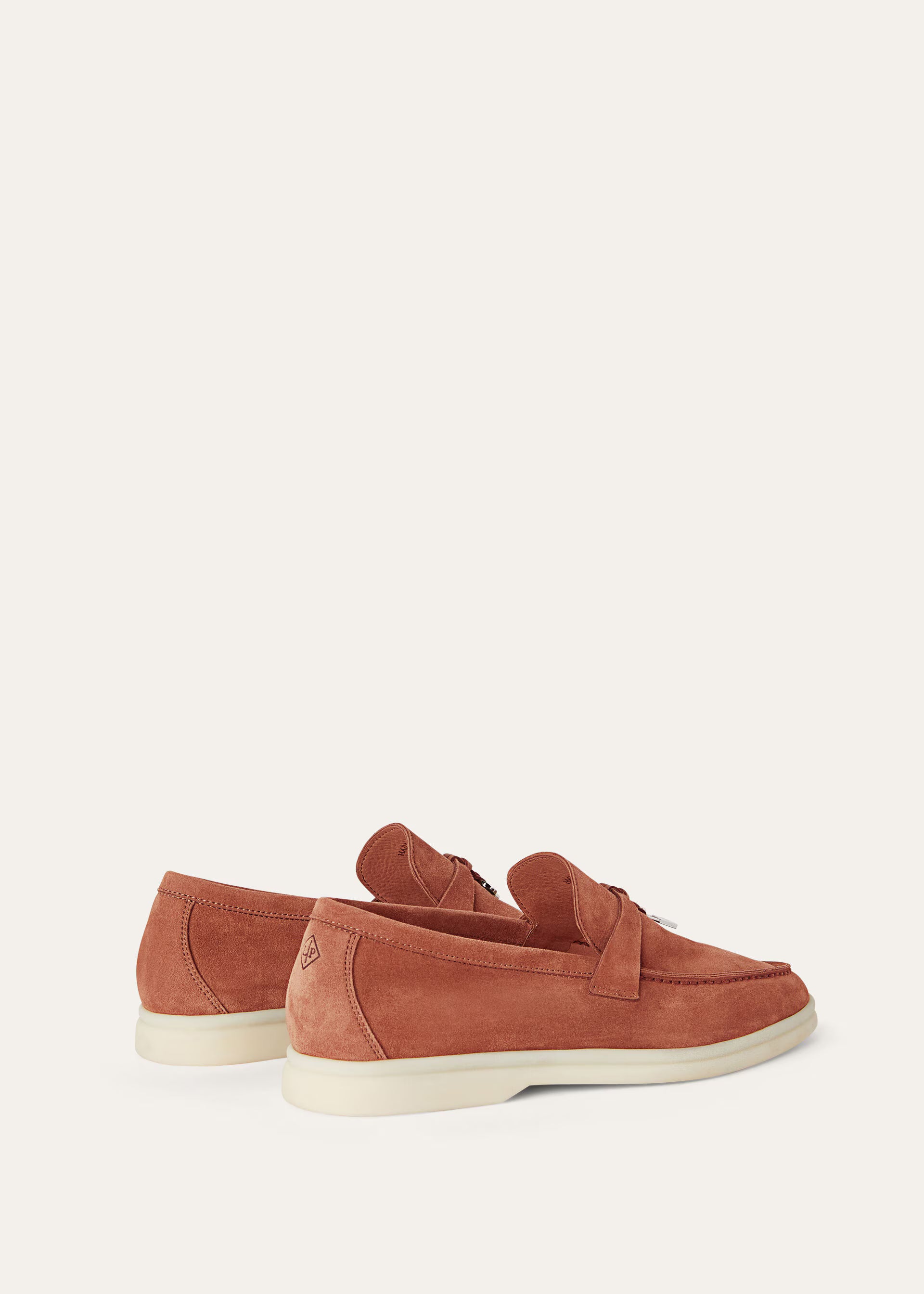 Loro Piana Women's Summer Charms Walk Loafer Dusty Orange Loro Piana