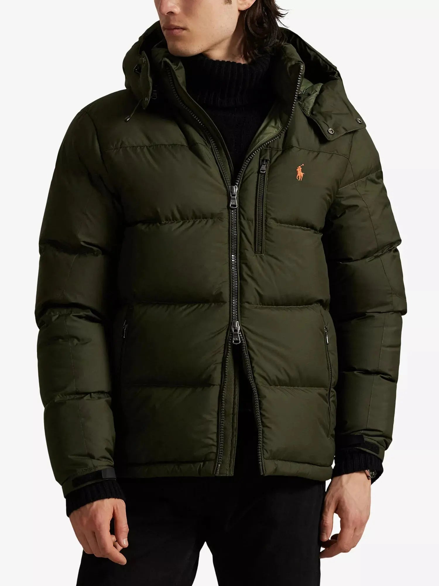 Men's Brand-Embroidered Padded Shell-Down Puffer Jacket Polo Ralph Lauren