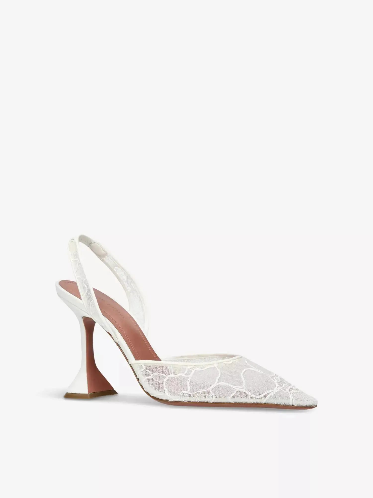 Women's Holli 95 sling-back lace heeled courts Amina Muaddi