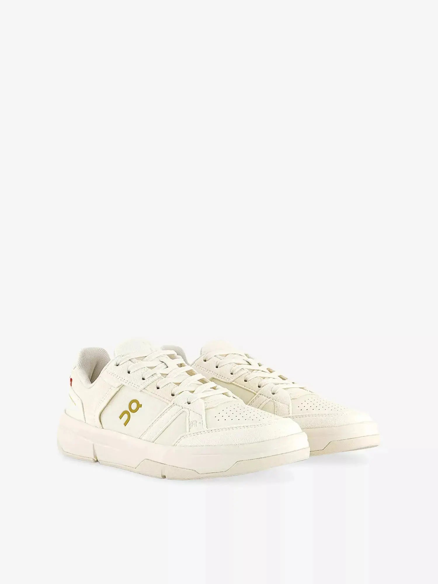 Women's On X Roger Federer Clubhouse Ace Leather Trainers ON