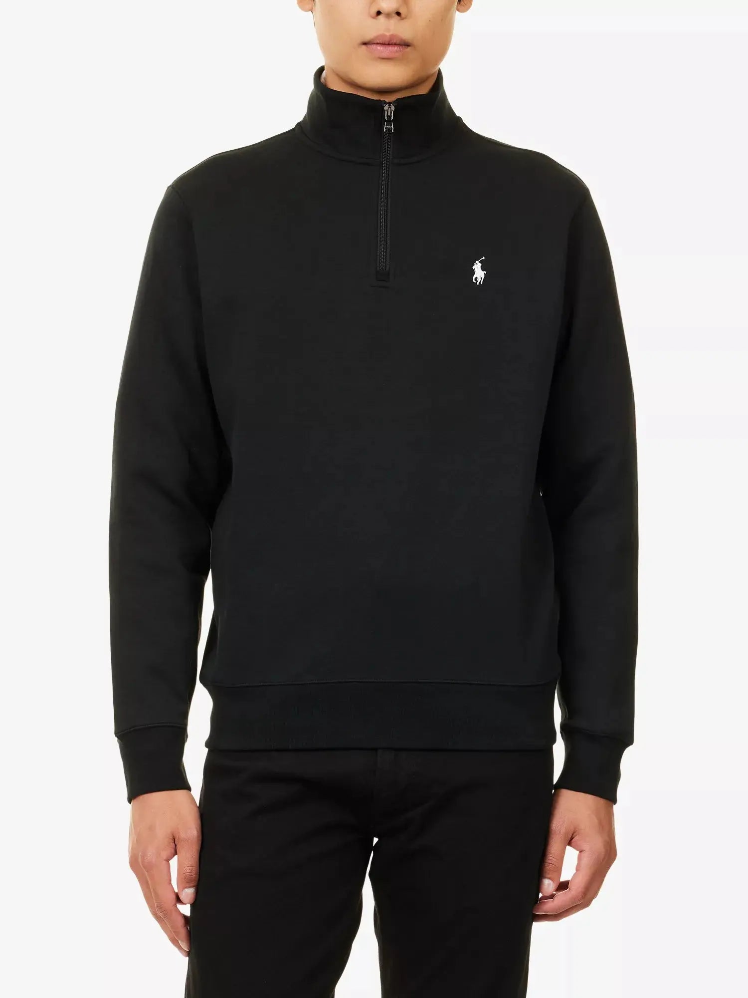 Men's Embroidered-Logo Long-Sleeve Cotton-Jersey Sweatshirt Polo Ralph Lauren