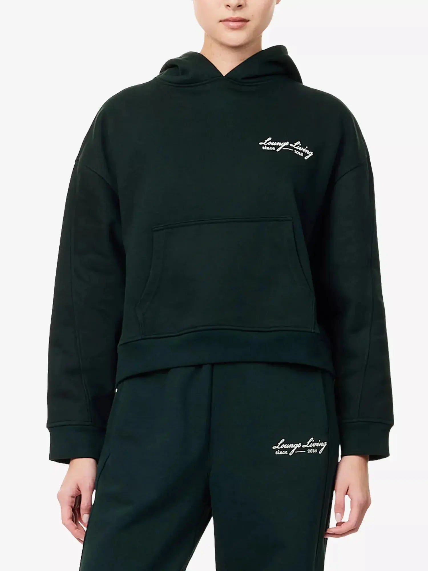 Women's Lounge Living Hooded Cotton-Jersey Hoody Lounge Underwear