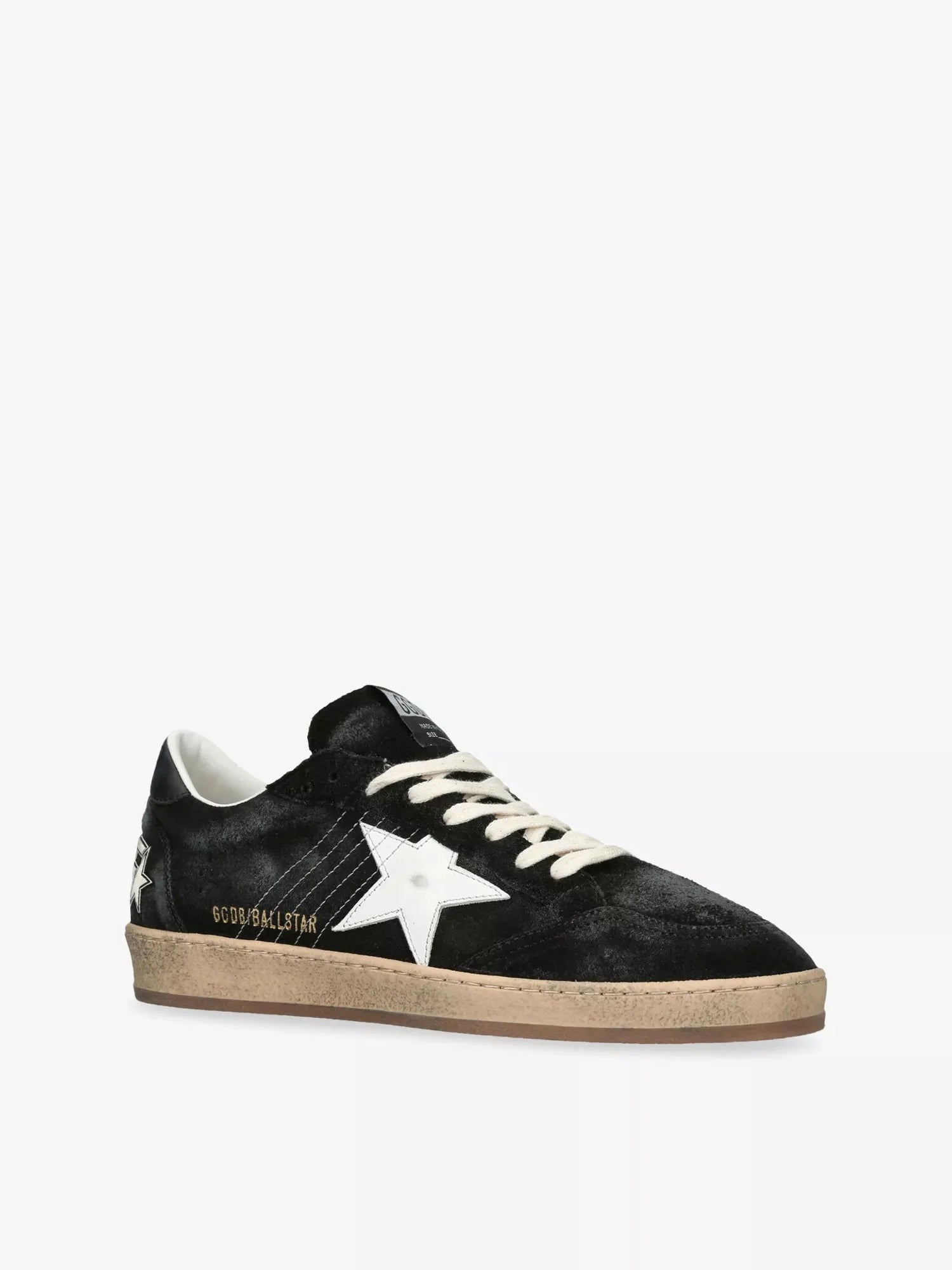 Men's Ballstar Stitched 80203 Suede Trainers Golden Goose