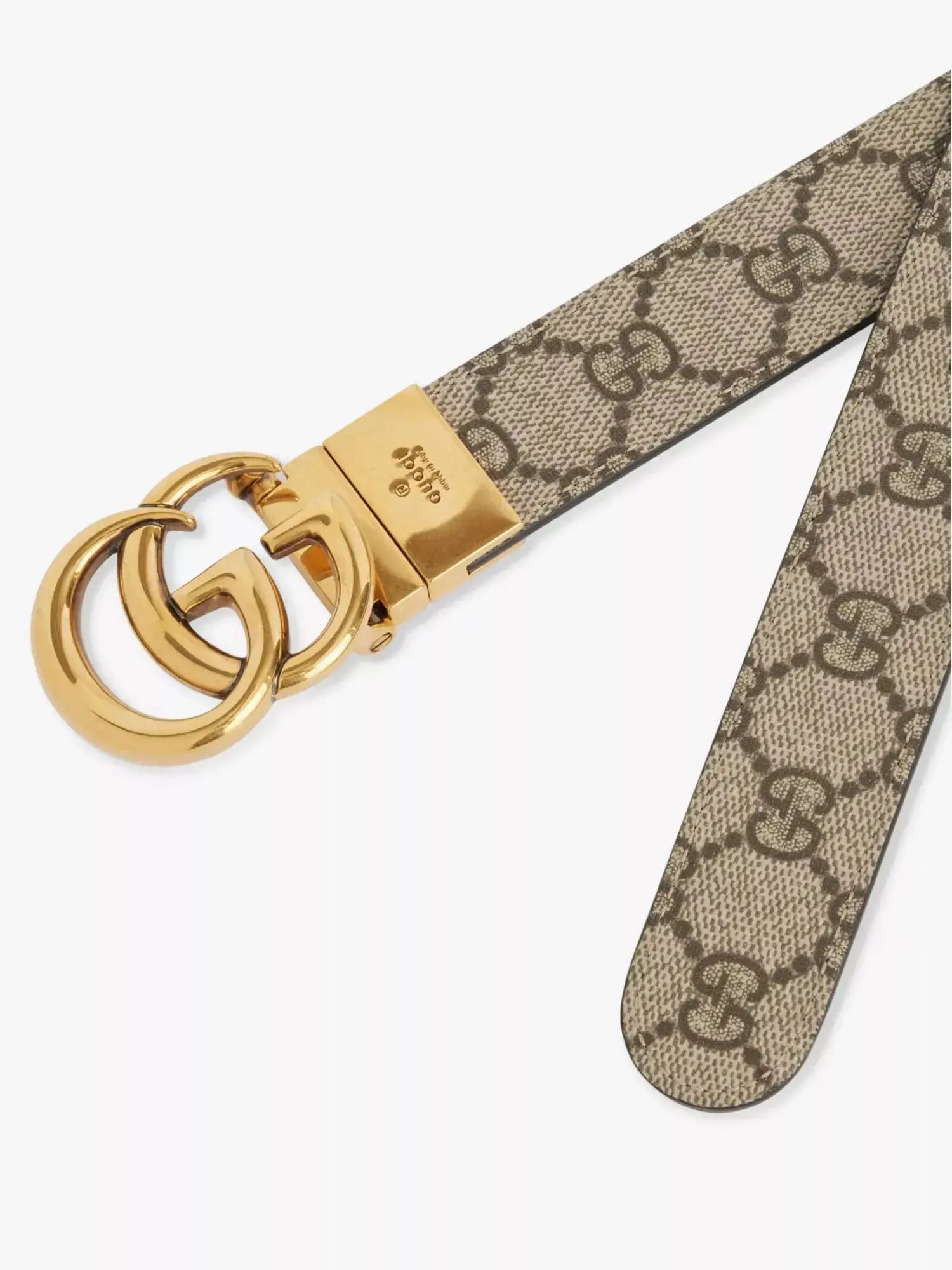 Women's Marmont Double G reversible leather belt Gucci