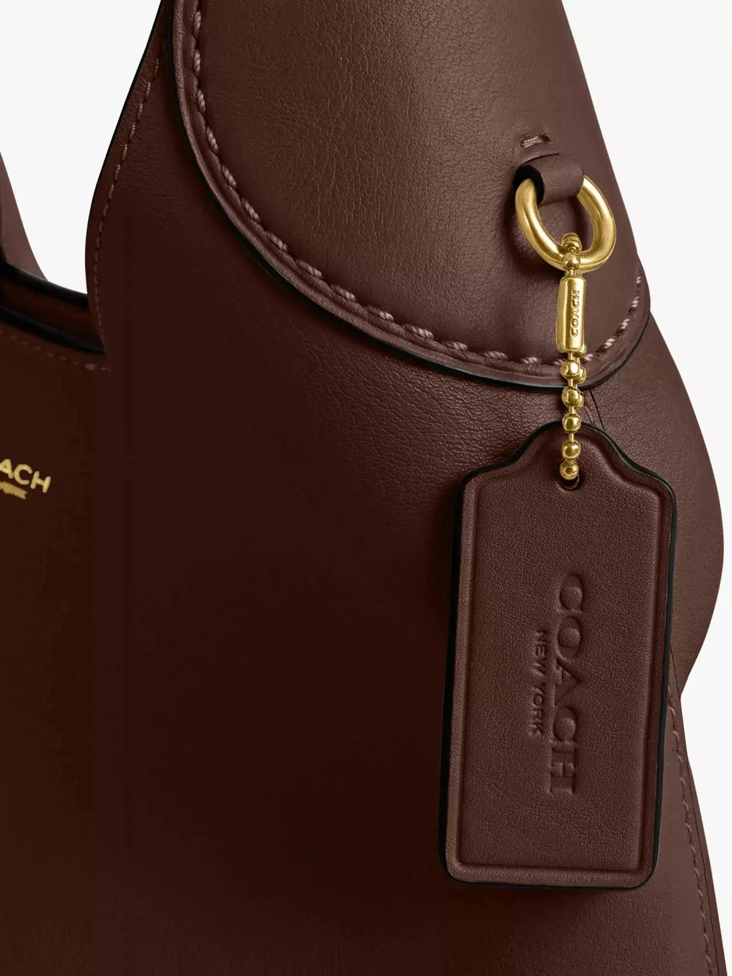 Women's Brooklyn branded leather shoulder bag Coach