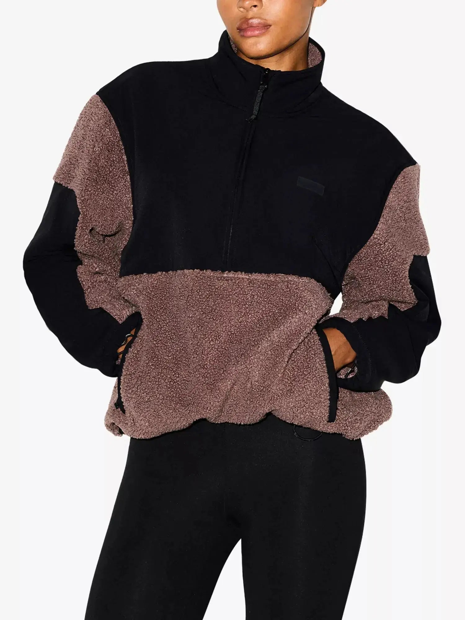 Women's Teddy Logo-Embellished Fleece Sweatshirt SKIMS